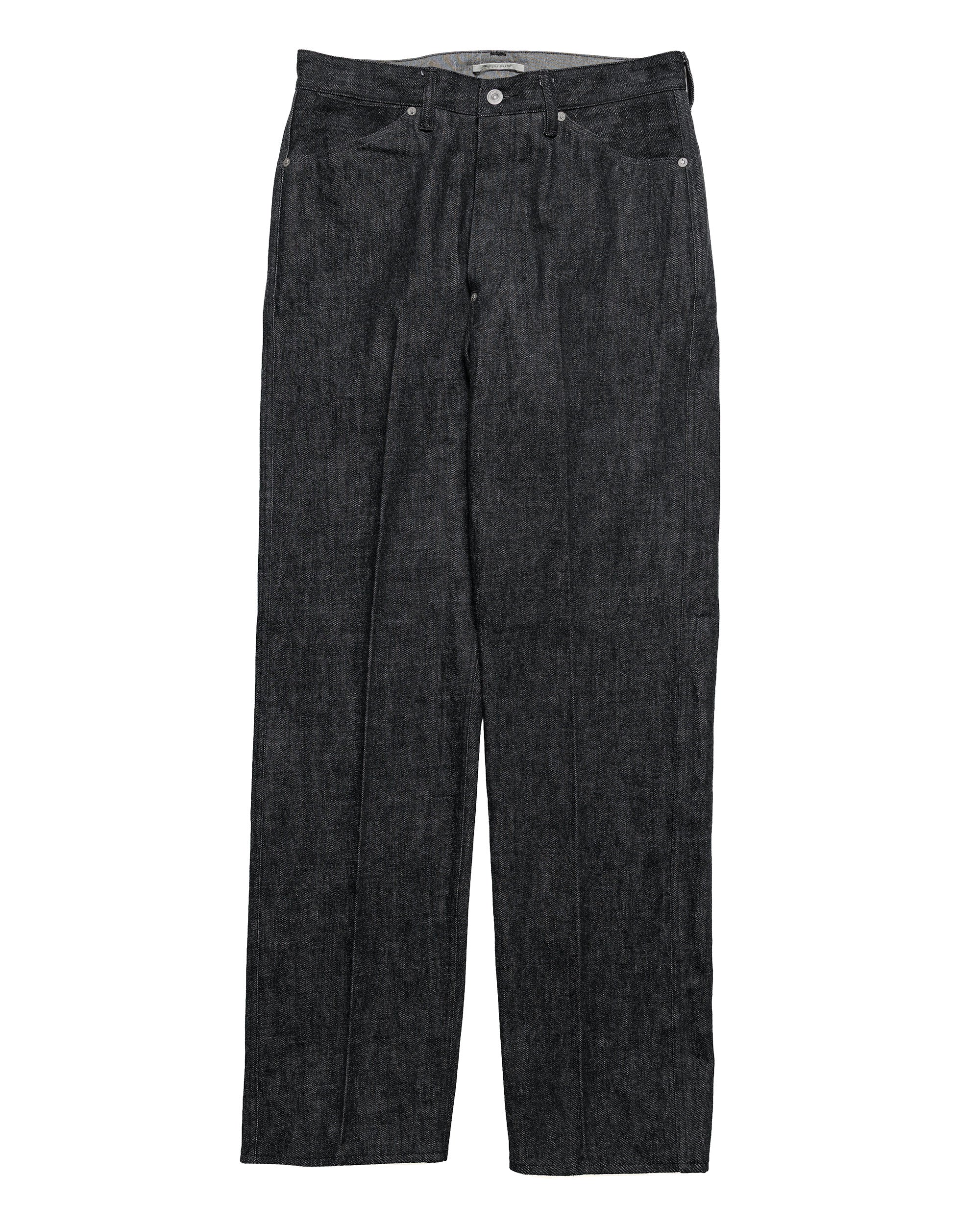 Old Joe Front Tuck Army Trouser Black