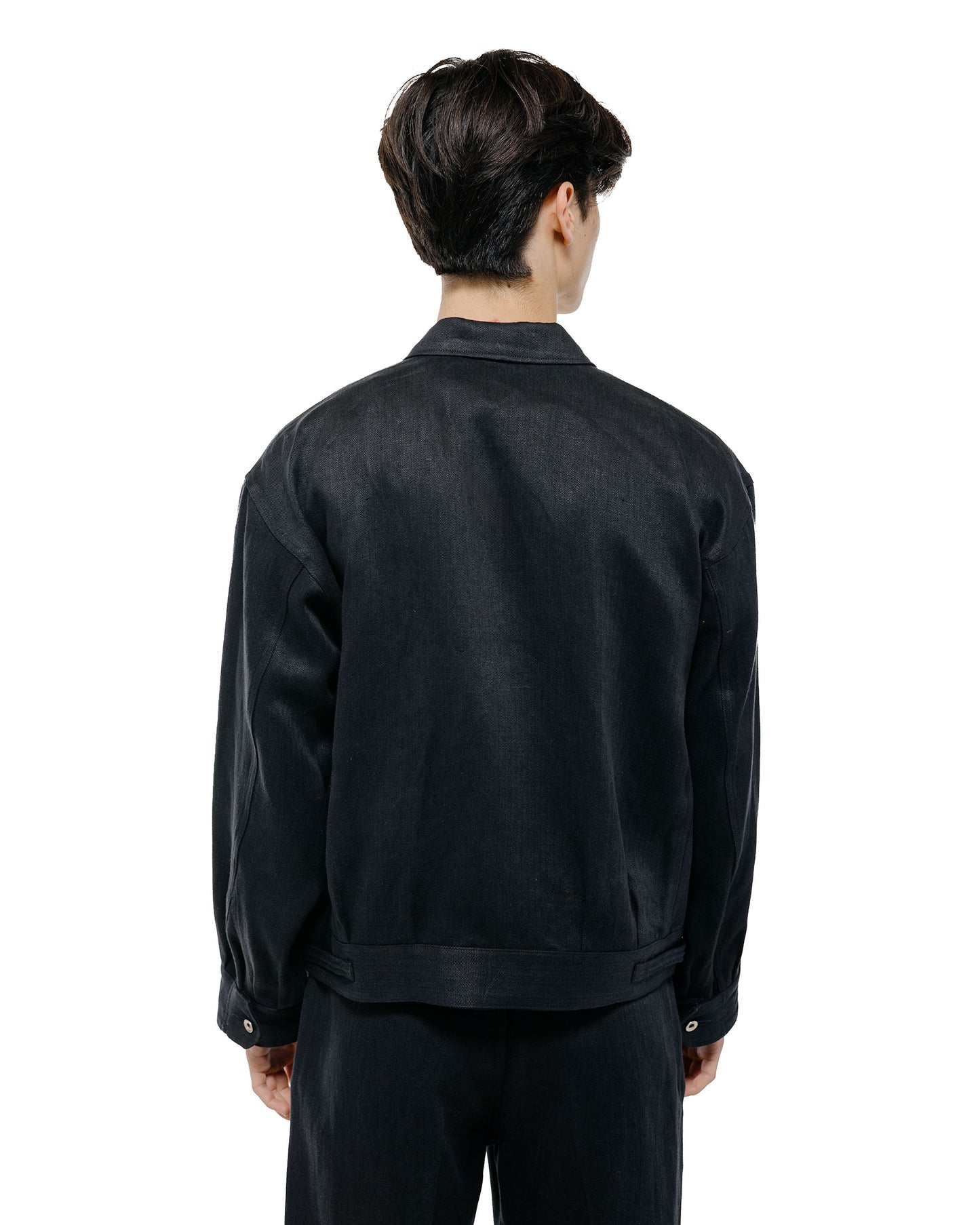 Old Joe Fly-Front Arthur Jacket Black