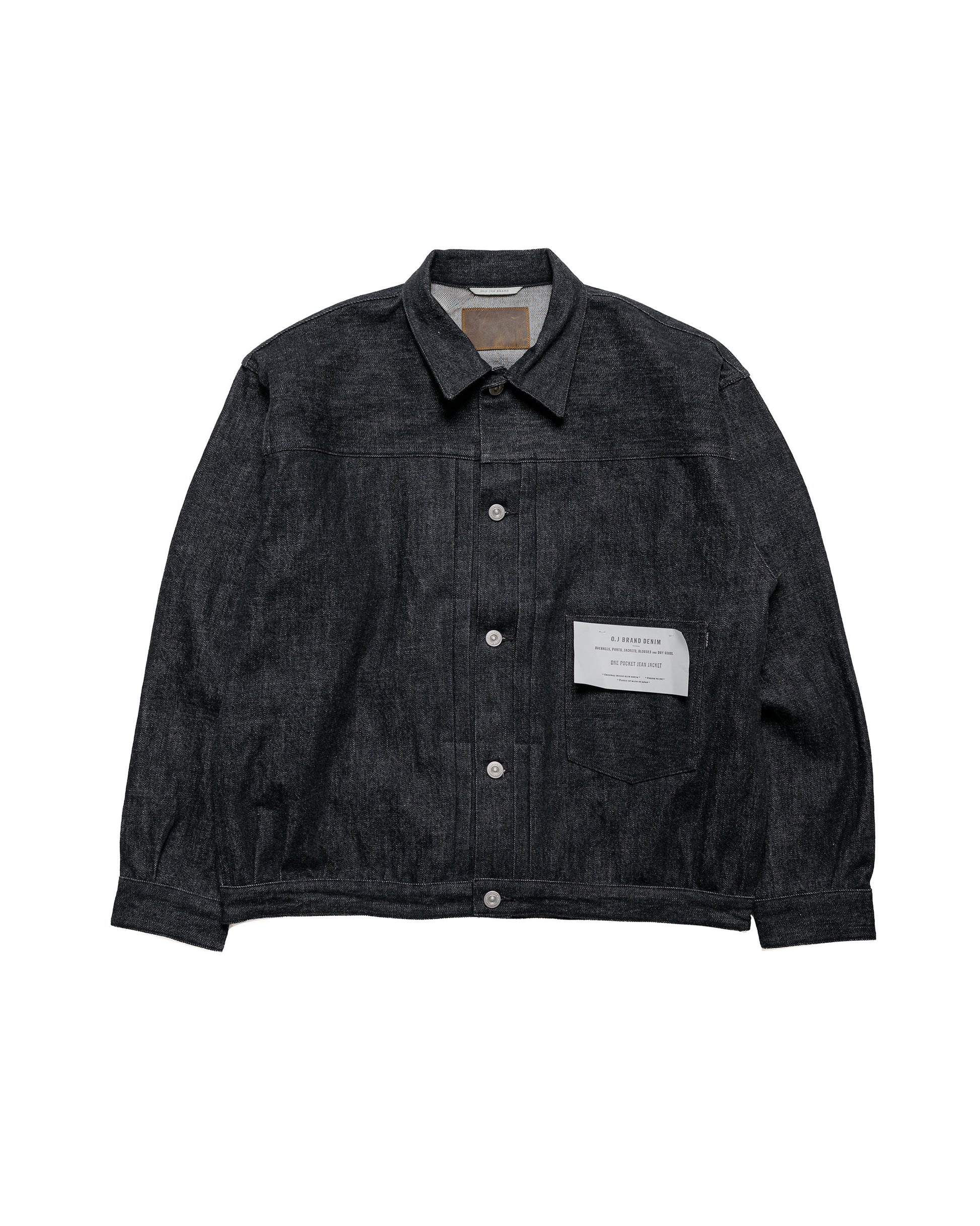 Old Joe One Pocket Jean Jacket Black