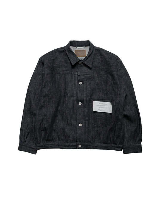 Old Joe One Pocket Jean Jacket Black