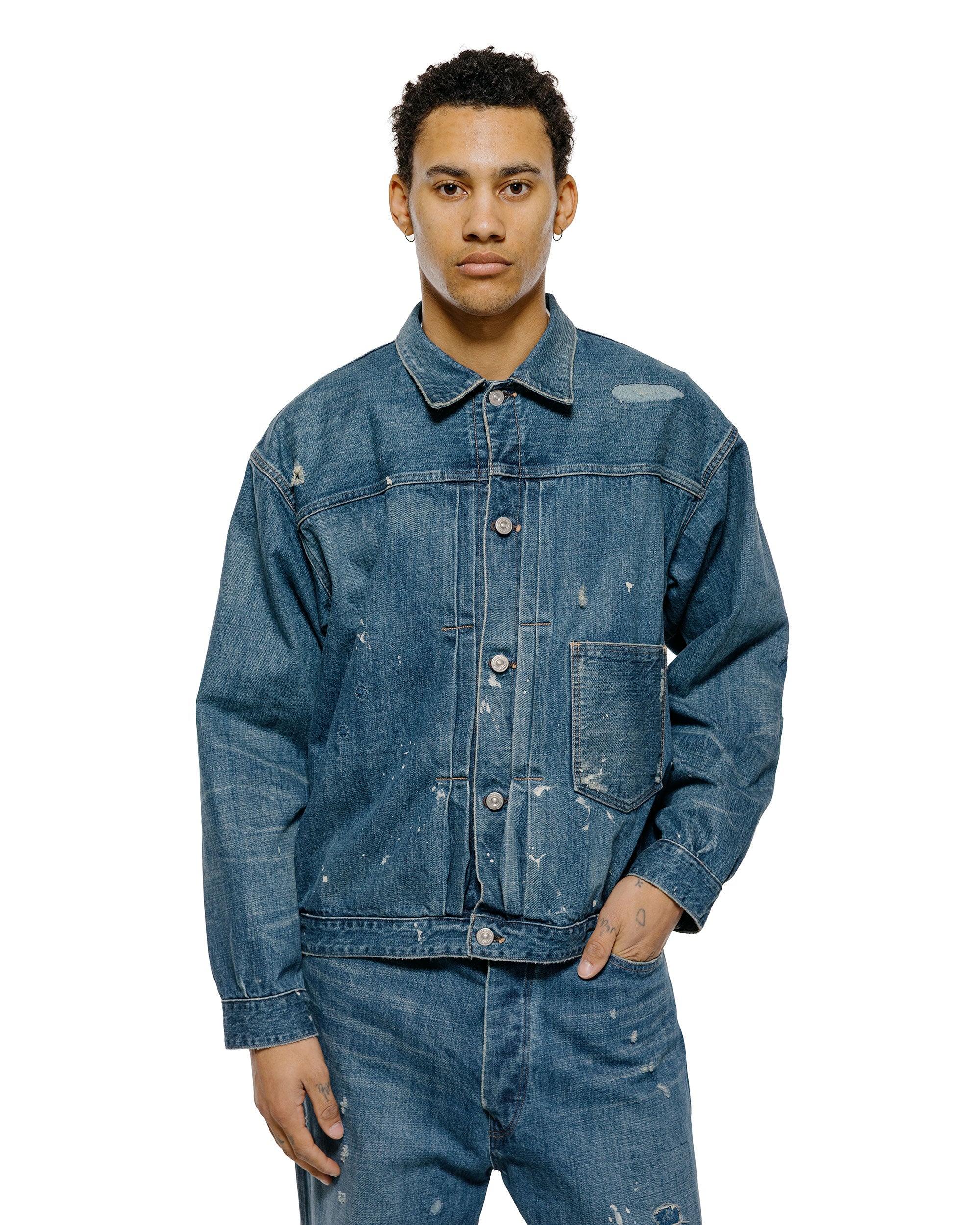 Old Joe Erwin Zip Jacket Indigo