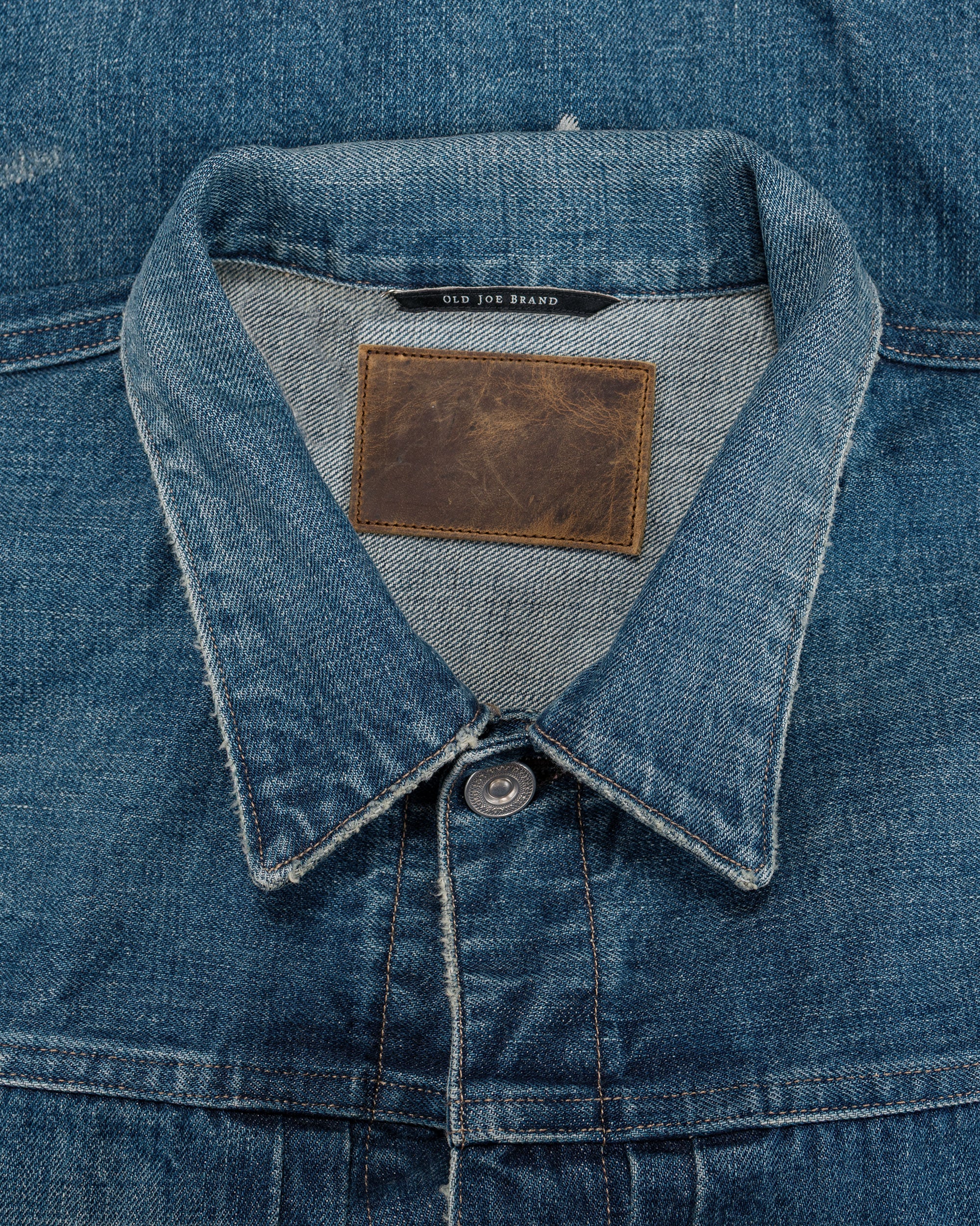 Old Joe One Pocket Jean Jacket (Scar Face & Paint) Indigo