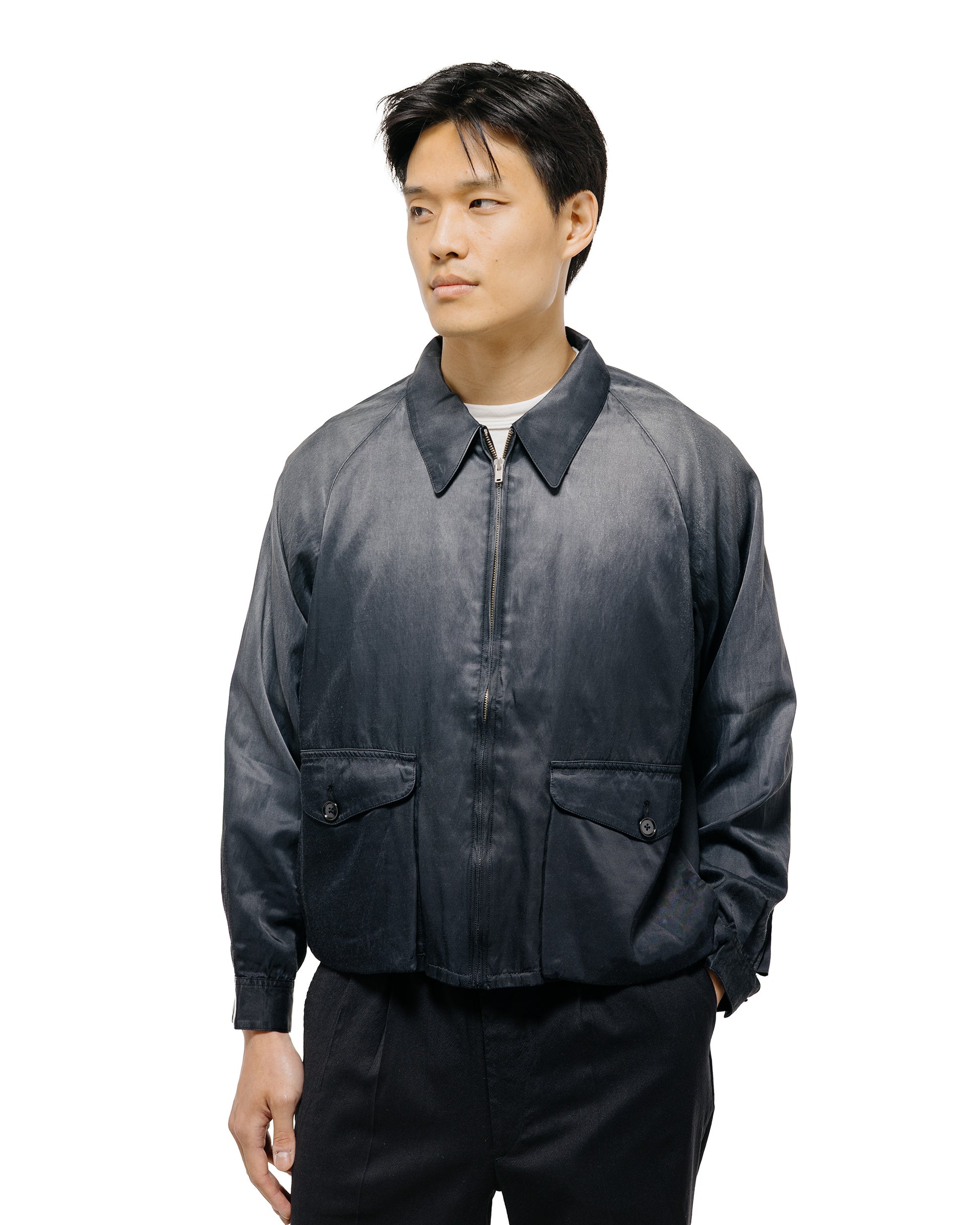 Old Joe Patina-Rayon Weather Chief Jacket Graphite
