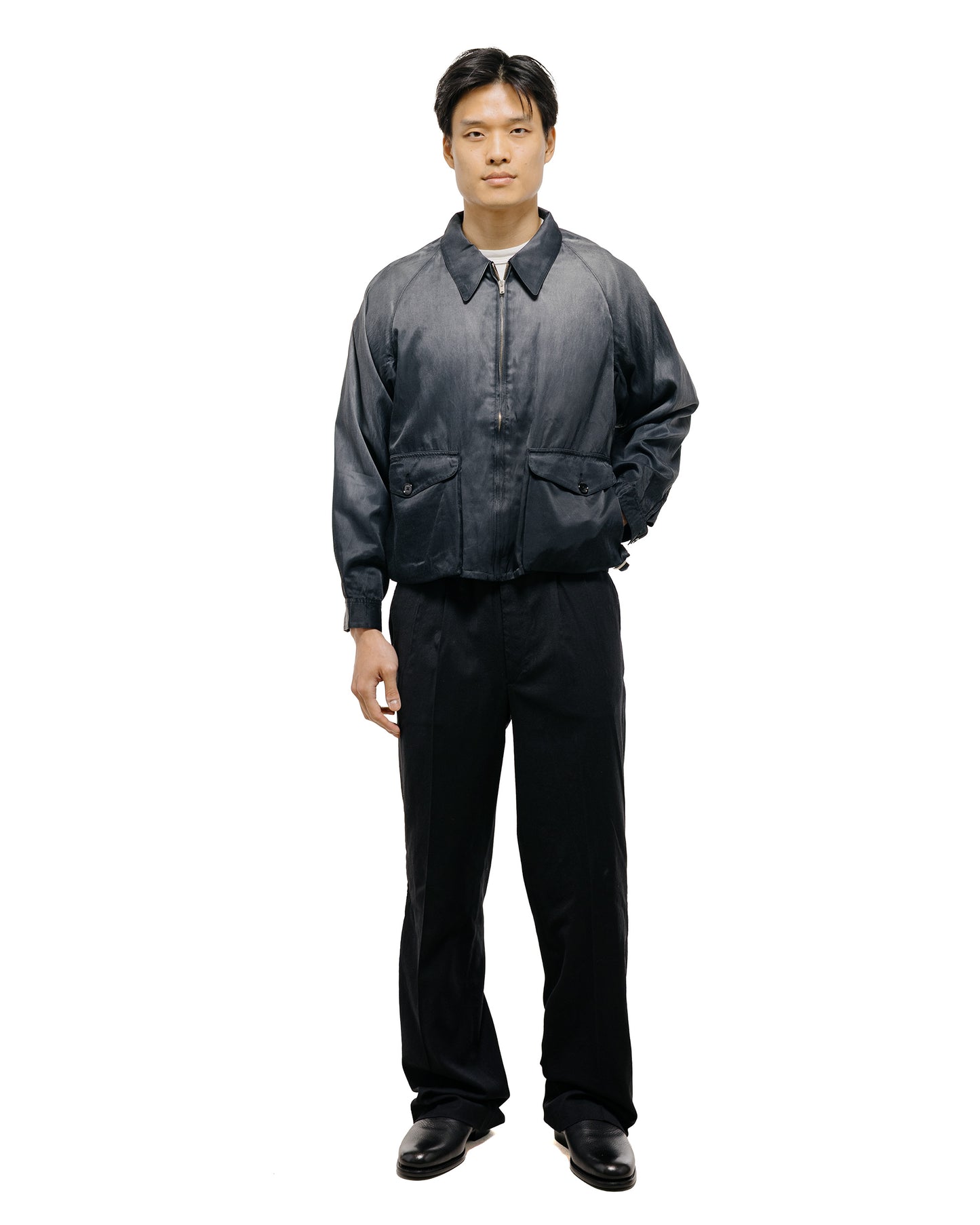 Old Joe Patina-Rayon Weather Chief Jacket Graphite