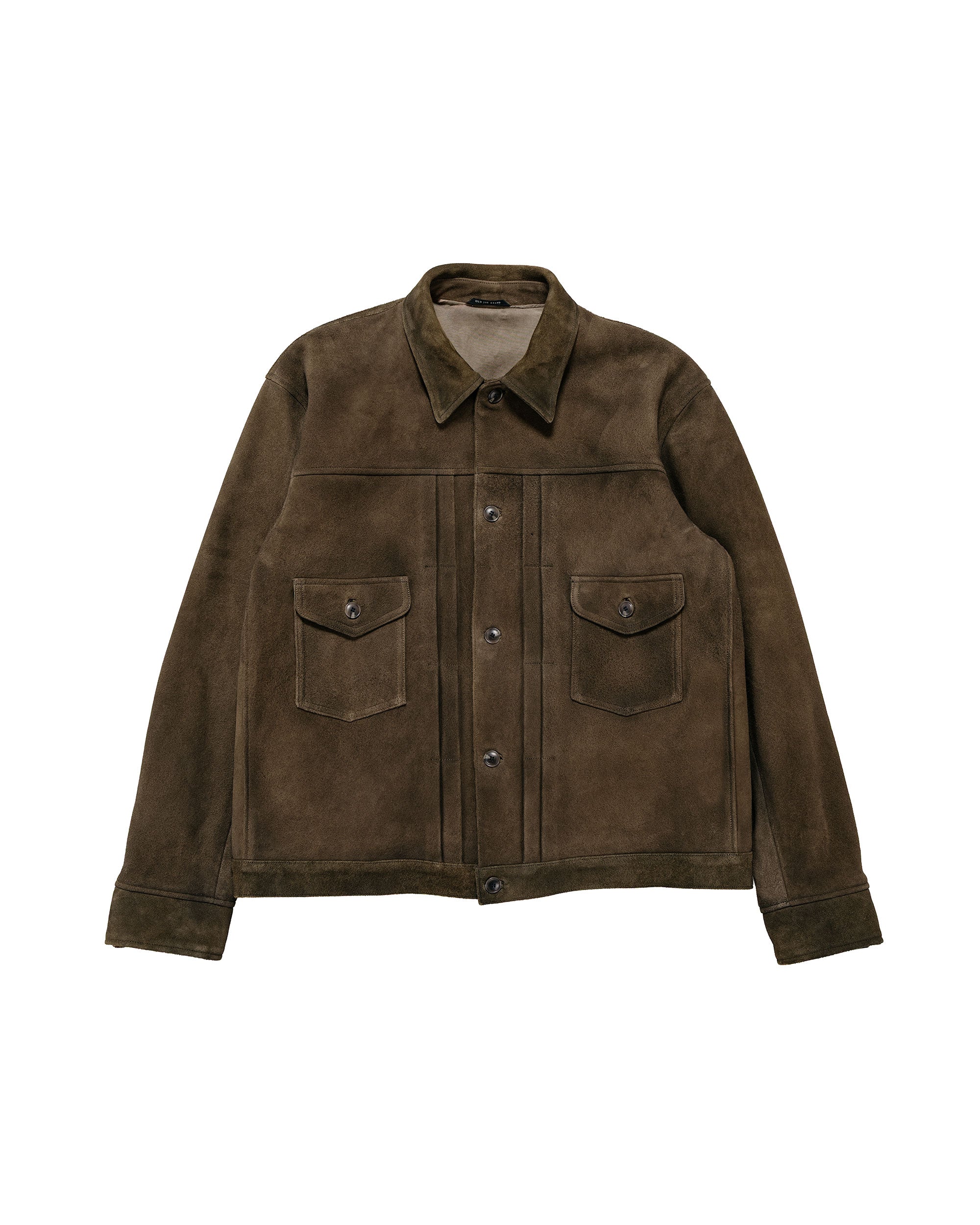 Old Joe Patina Deer Skin Jean Jacket Suede Oak Suede