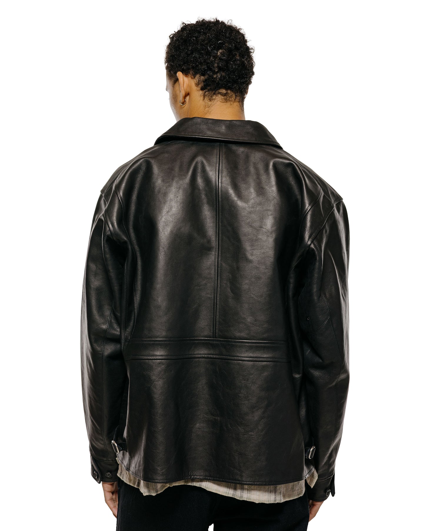 Old Joe Patina Horse-Hide Hercules Jacket Patina Black