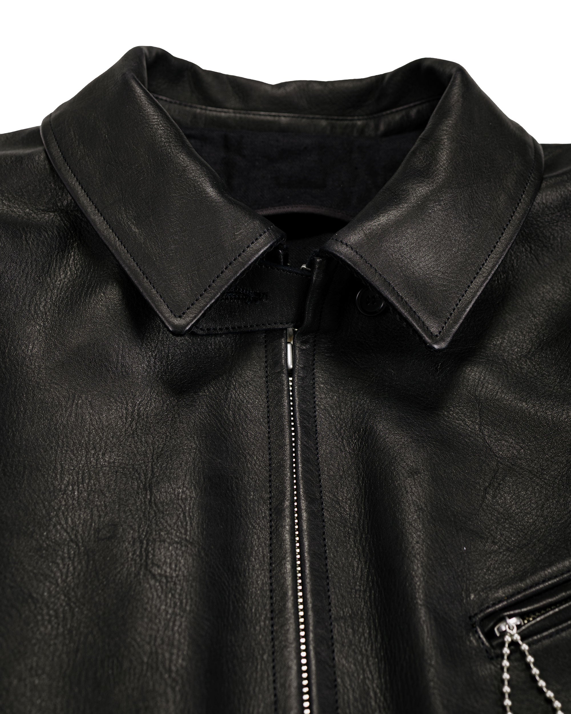 Old Joe Patina Horse-Hide Hercules Jacket Patina Black