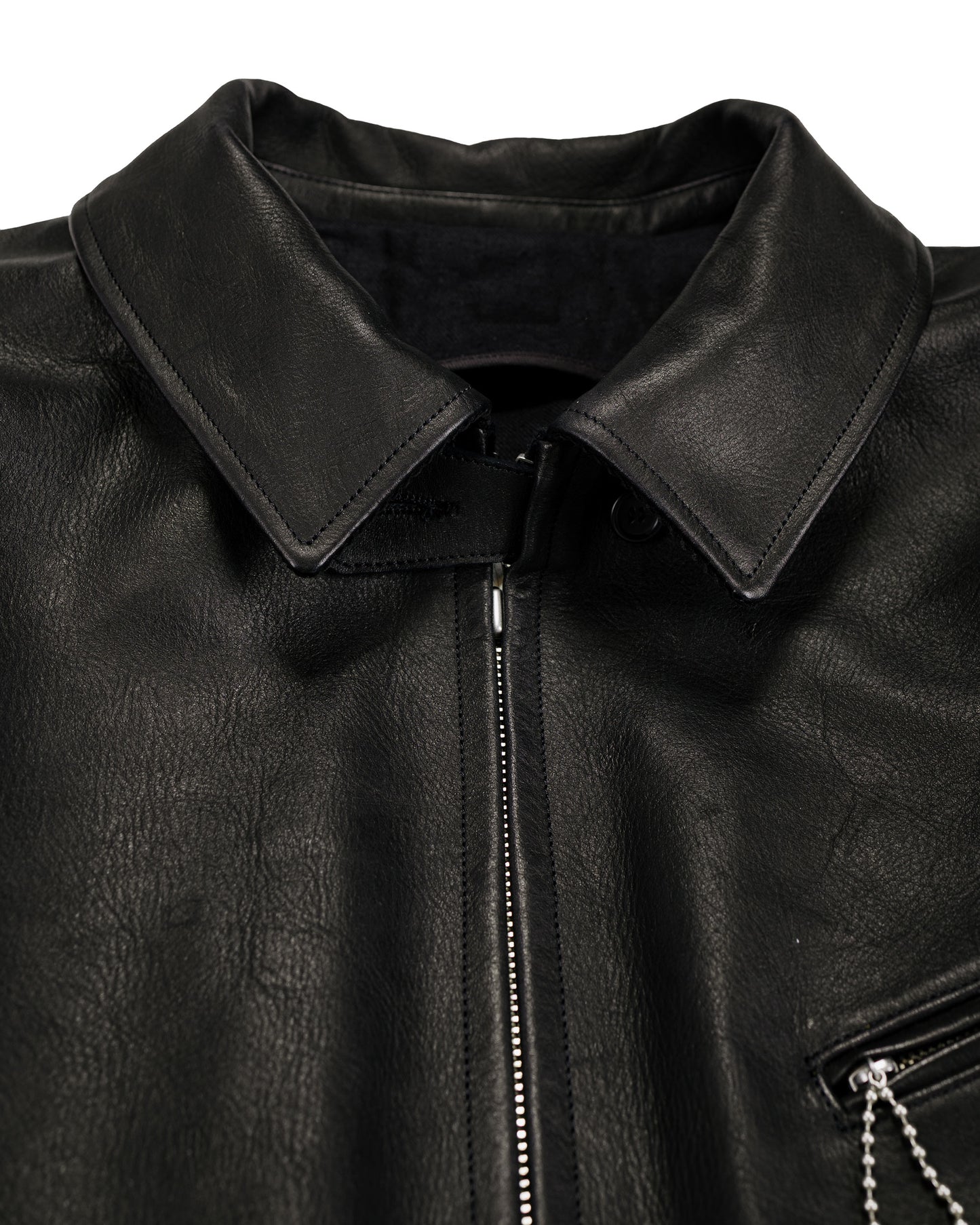 Old Joe Patina Horse-Hide Hercules Jacket Patina Black