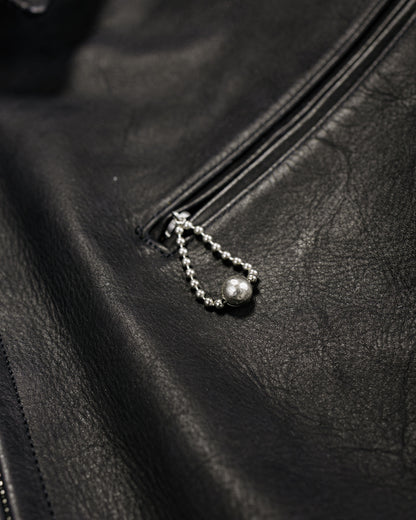 Old Joe Patina Horse-Hide Hercules Jacket Patina Black