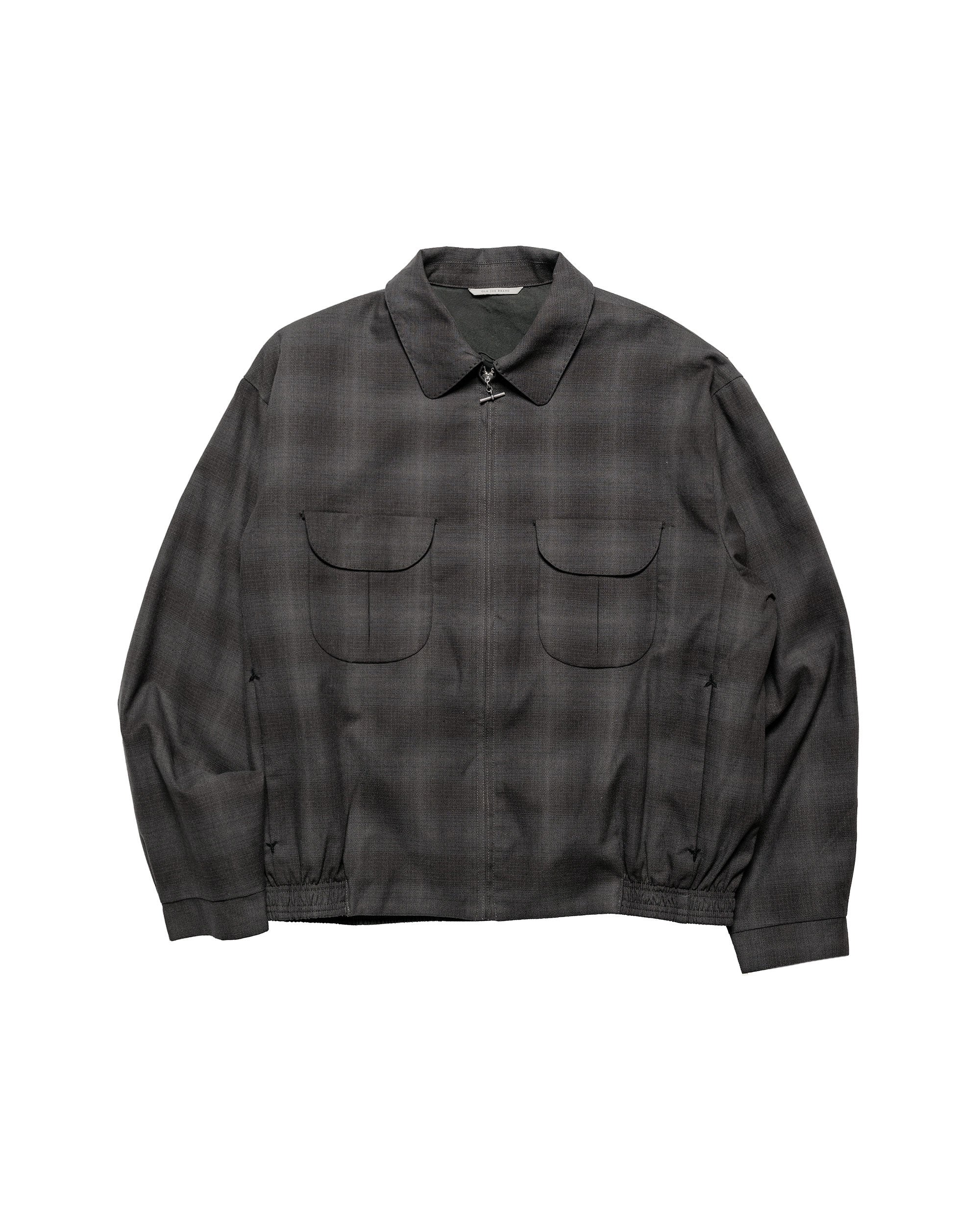 Old Joe Camp Collar Marine Shirts Long Sleeve Black