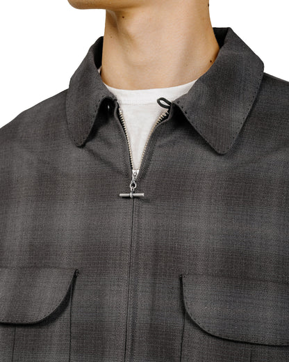 lost & found Old Joe Old Joe Pleated-Pocket Ricky Jacket Graphite Plaid