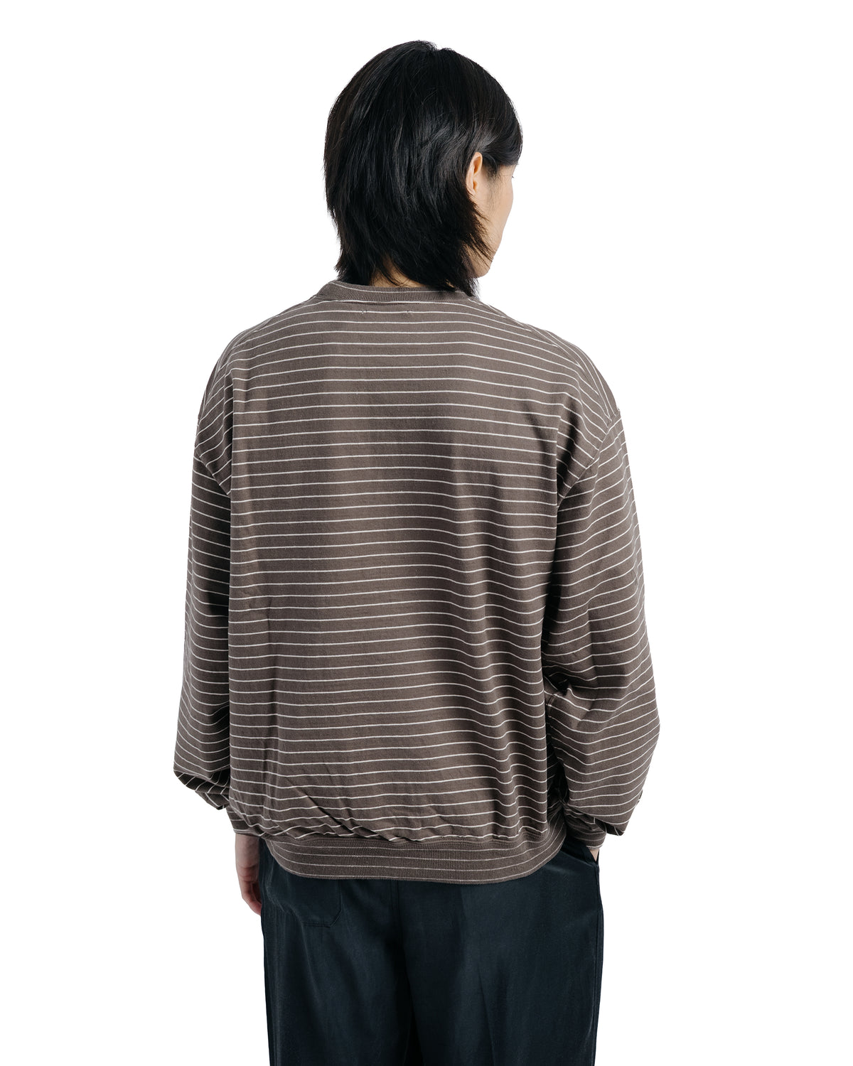 Old Joe Stripe Sports Tops (Long-Sleeve) Nutmeg
