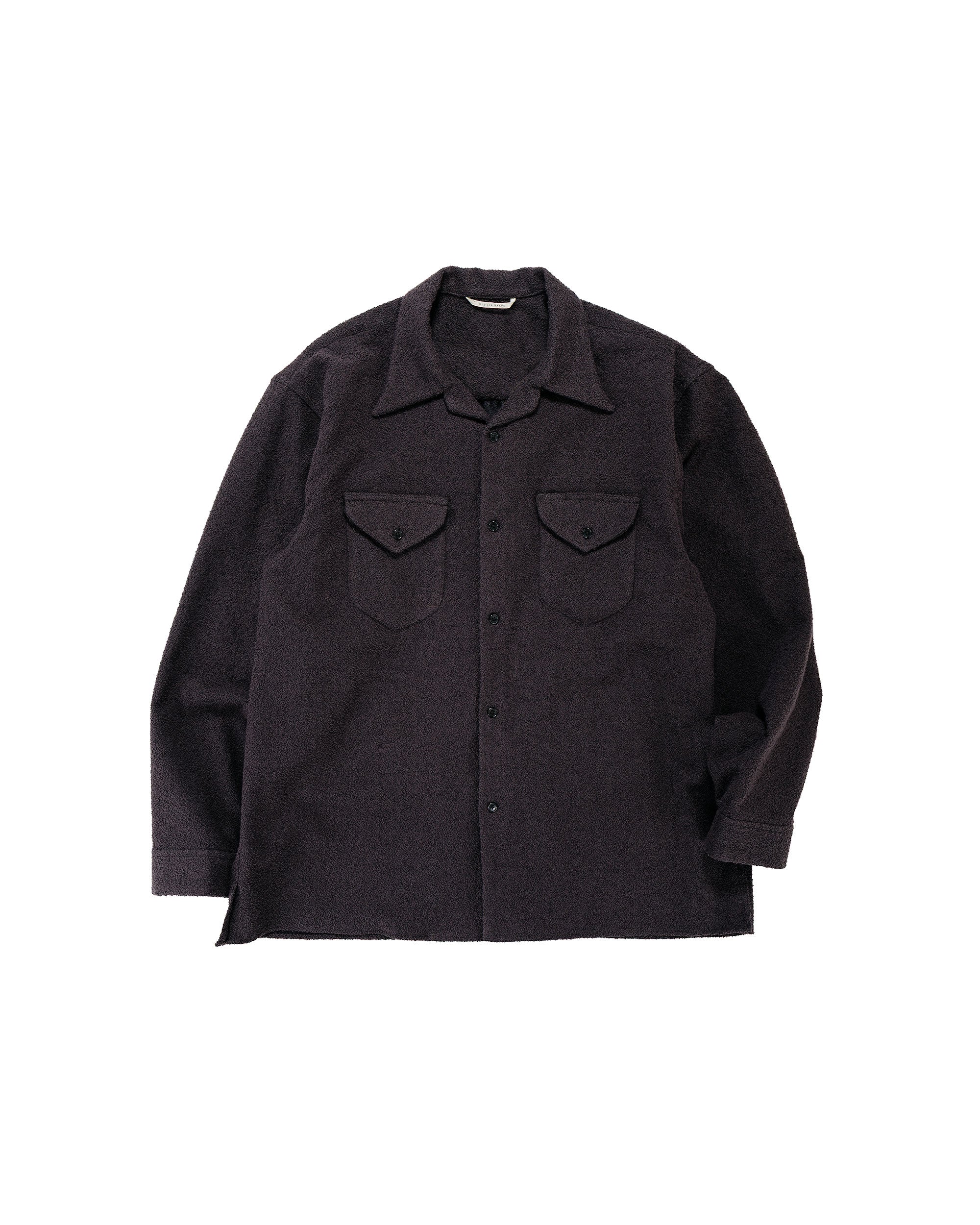 Old Joe Swallow Collar Sports Shirts Ink Black