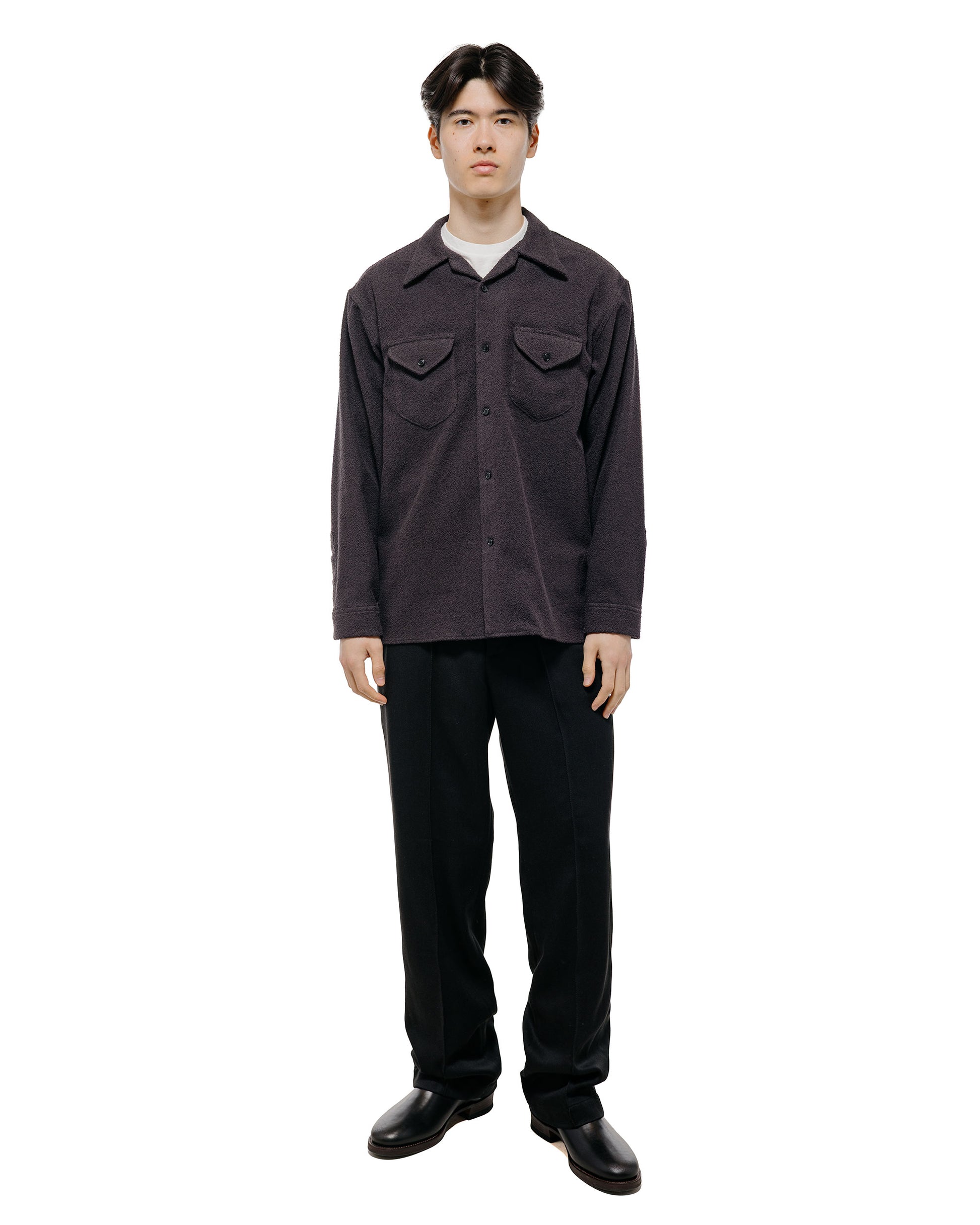 Old Joe Swallow Collar Sports Shirts Graphite