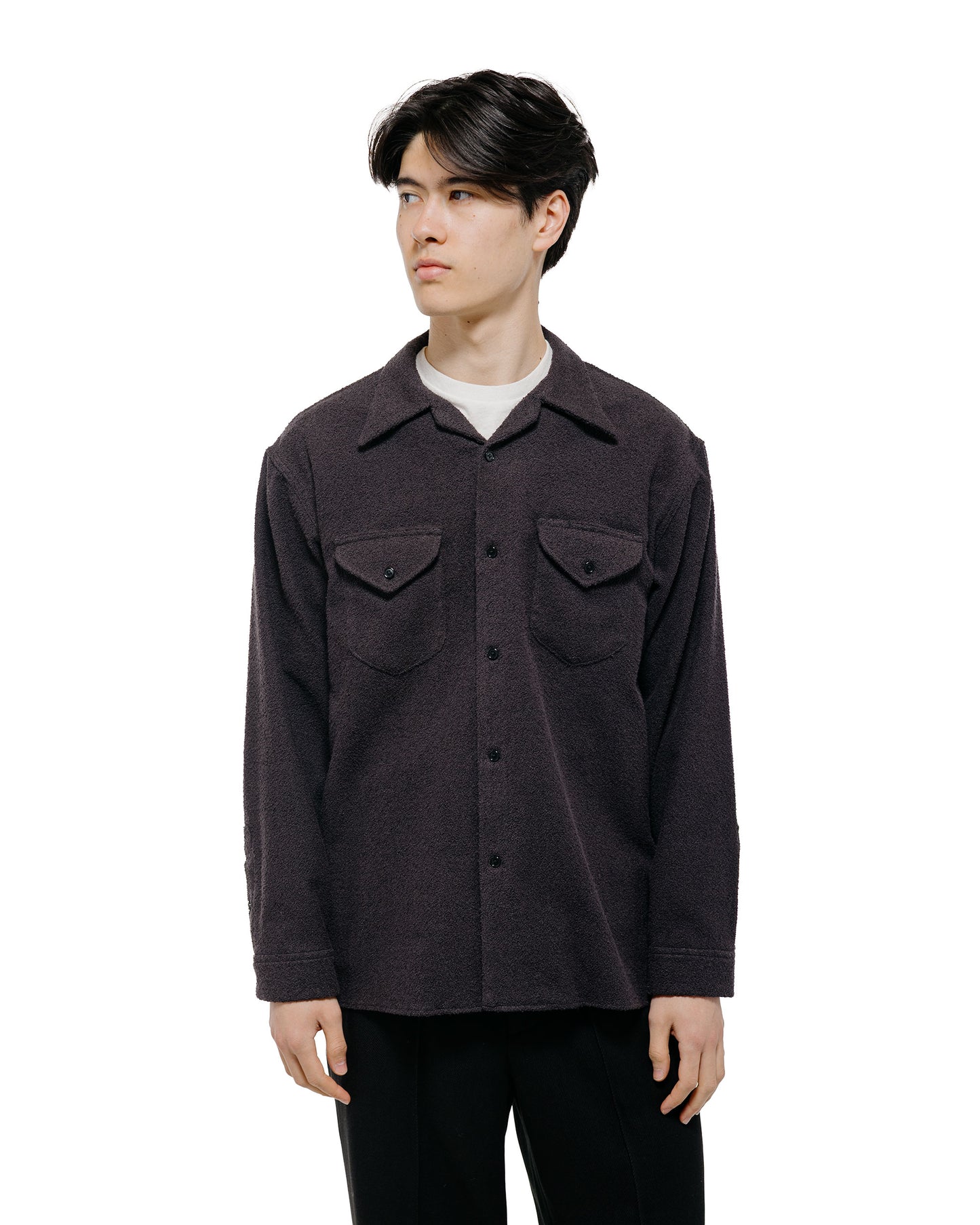 Old Joe Swallow Collar Sports Shirts Graphite