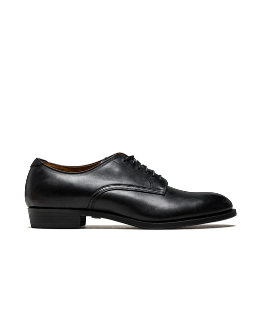 Old Joe "The Officer" Stunning Leather Oxford Shoes Black Horsebutt