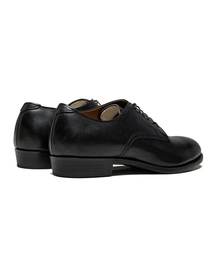 Old Joe "The Officer" Stunning Leather Oxford Shoes Black Horsebutt