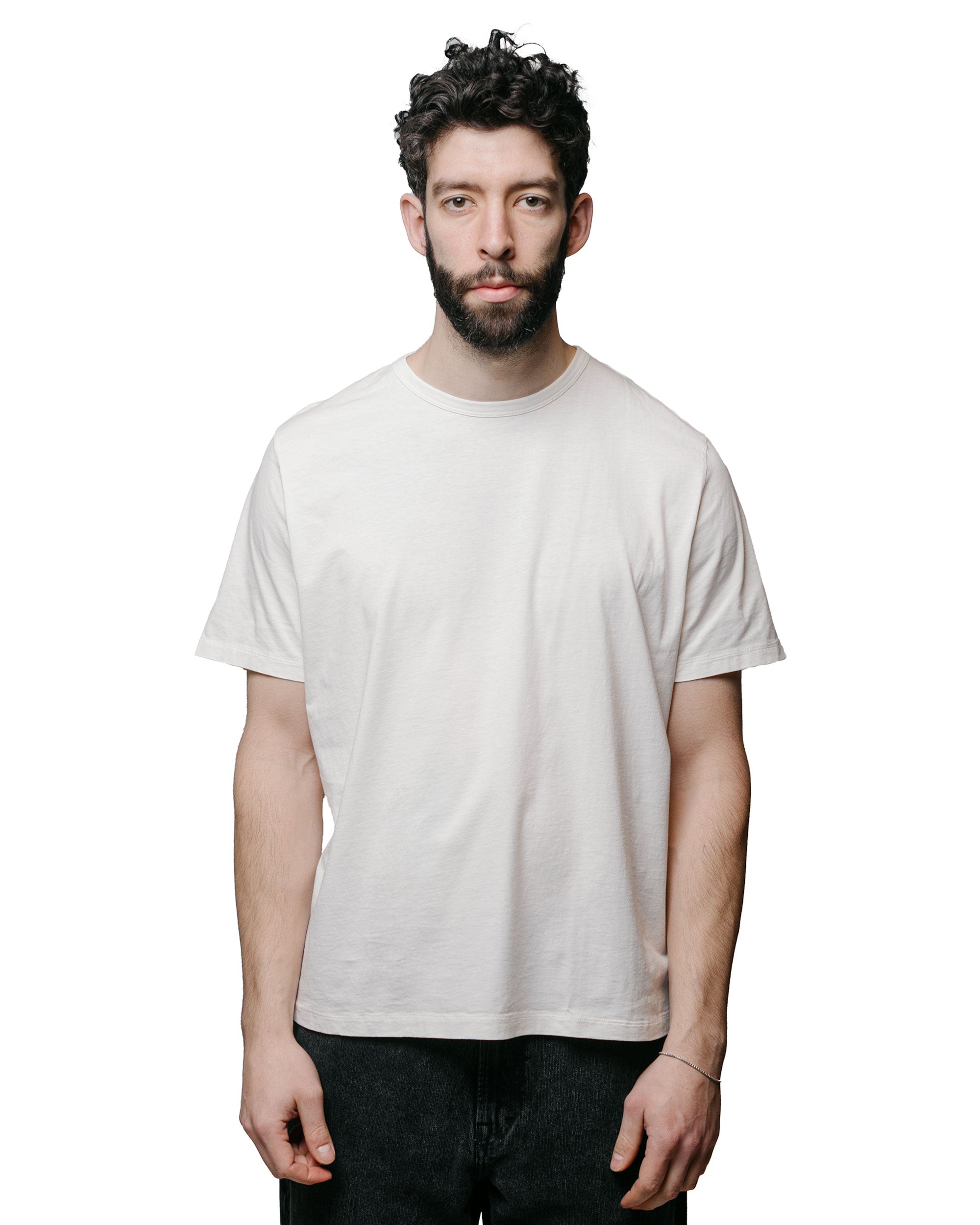 Our Legacy New Box T-Shirt White Clean Jersey