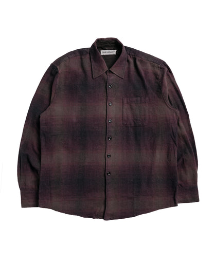 Our Legacy Above Shirt Cordial Dusk Check Grain Weave