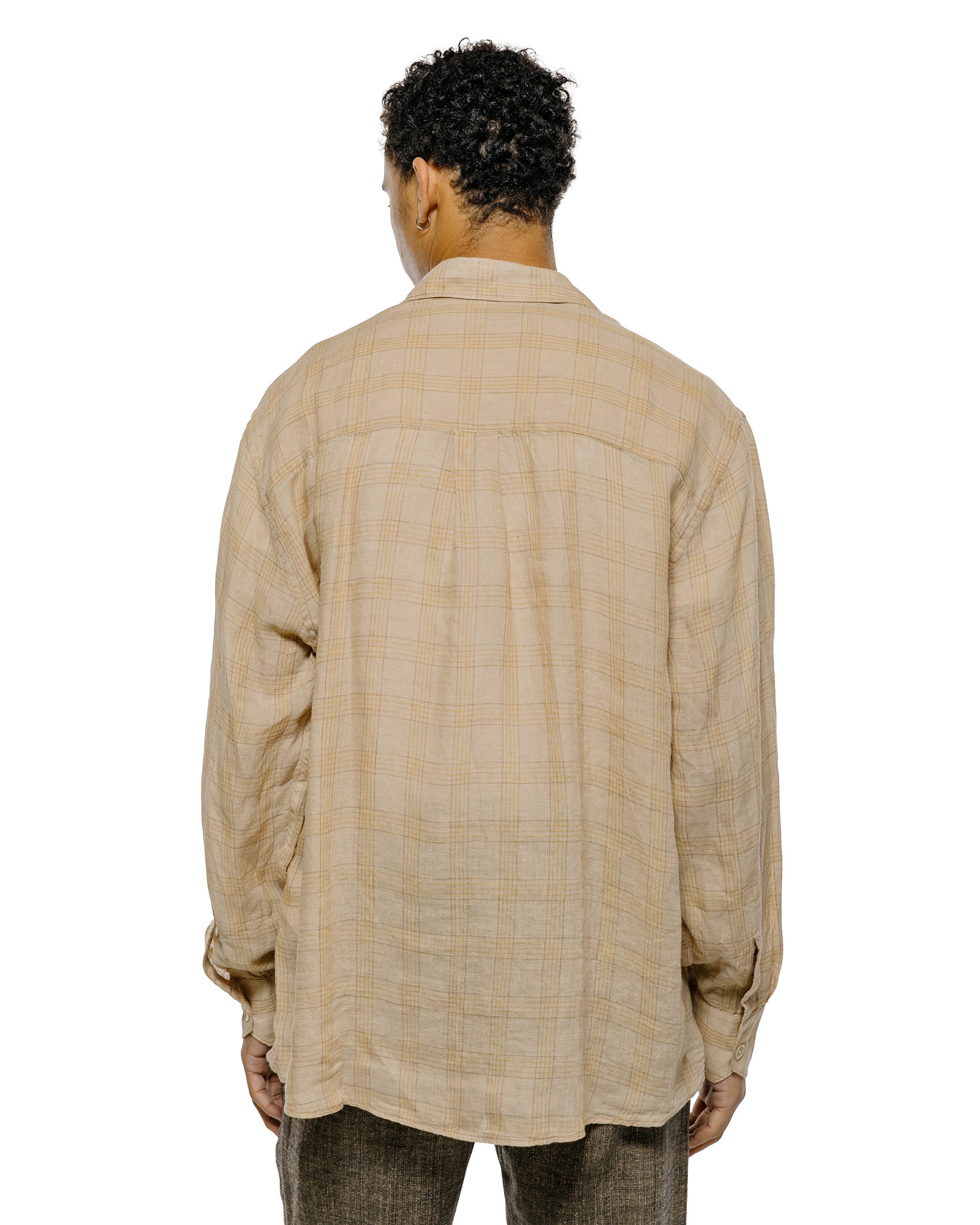 Our Legacy Above Shirt Vacay Check Gauze Linen