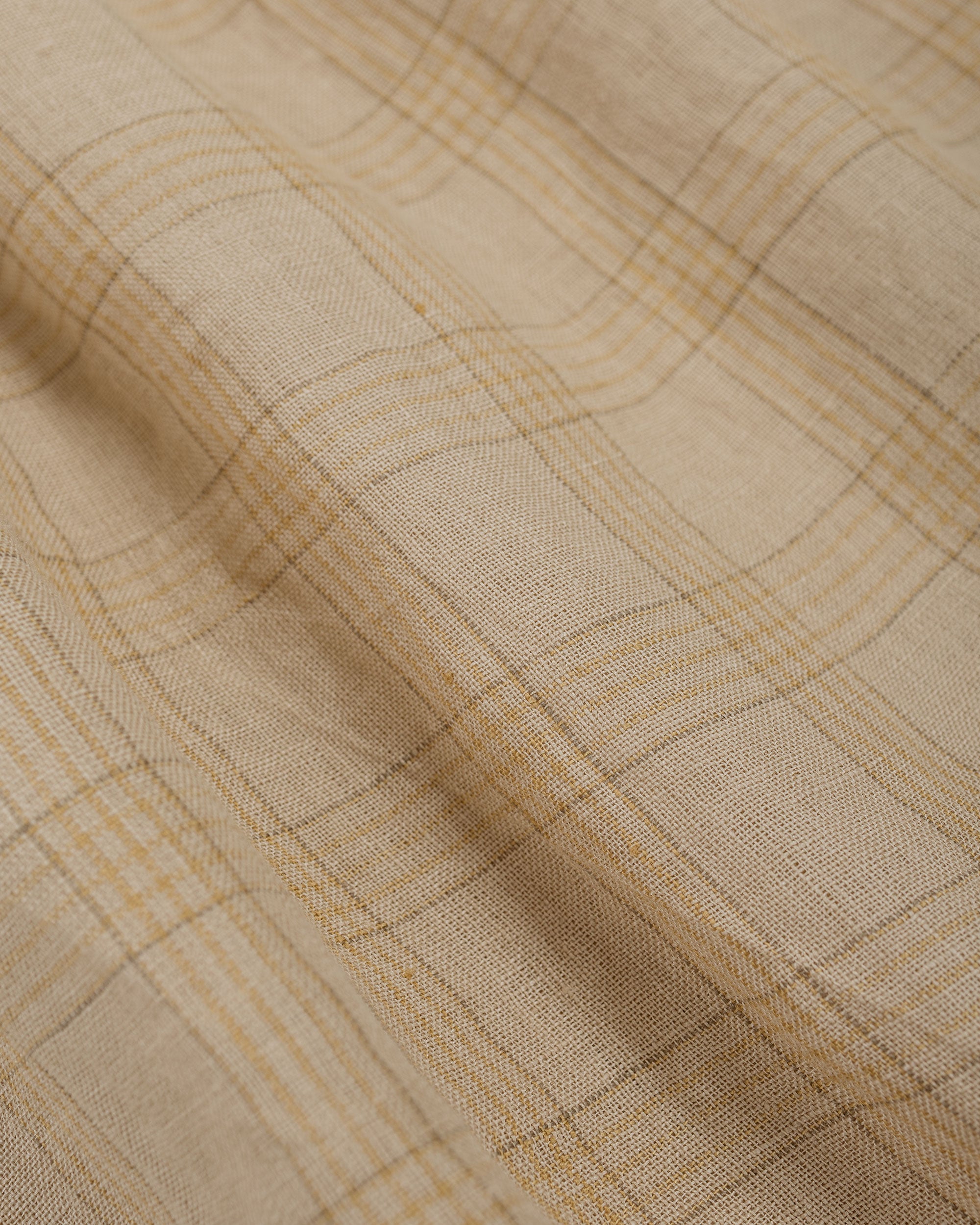 Our Legacy Above Shirt Vacay Check Gauze Linen