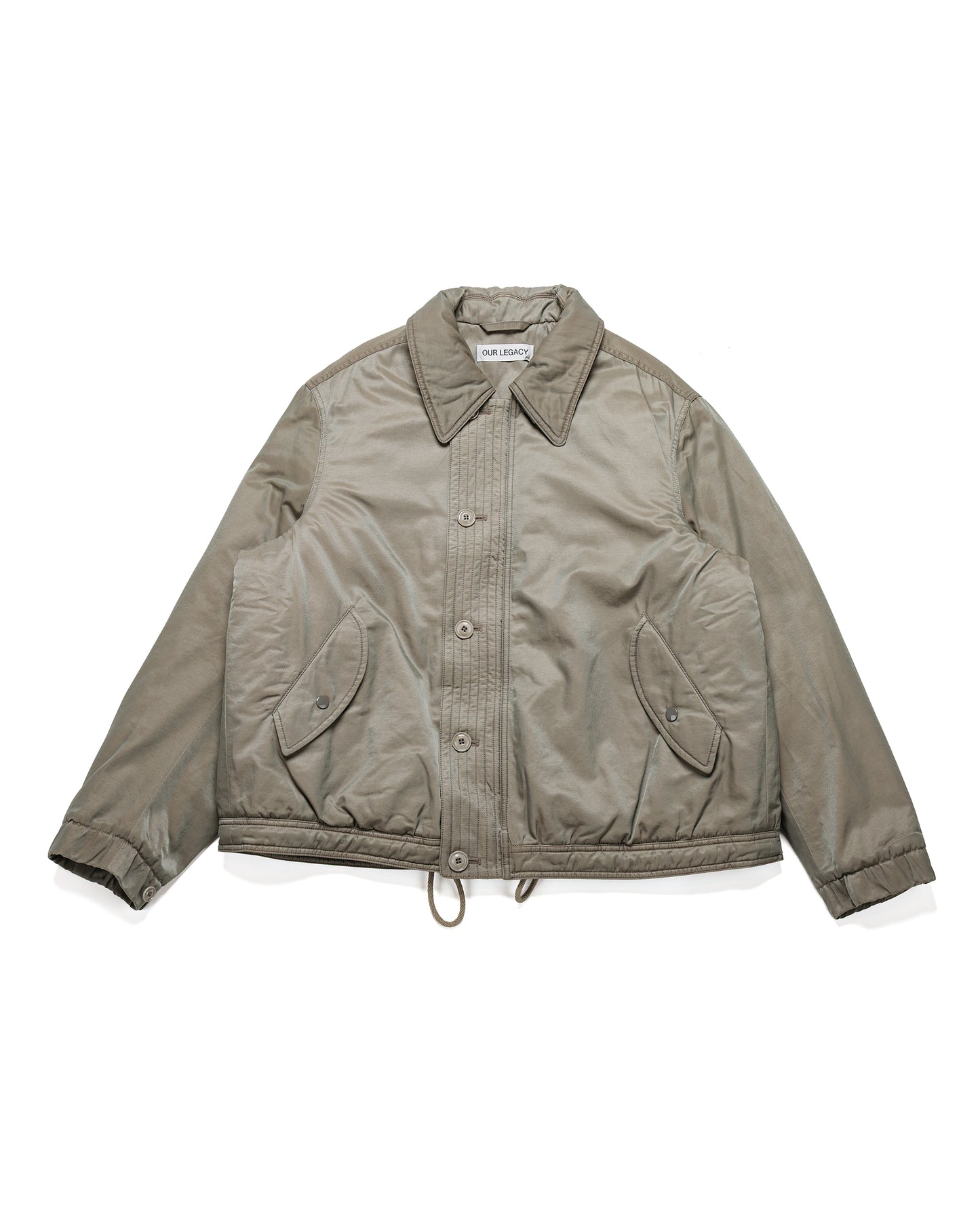 Our Legacy Auto Jacket Taupe Smoke Twinshade Twill