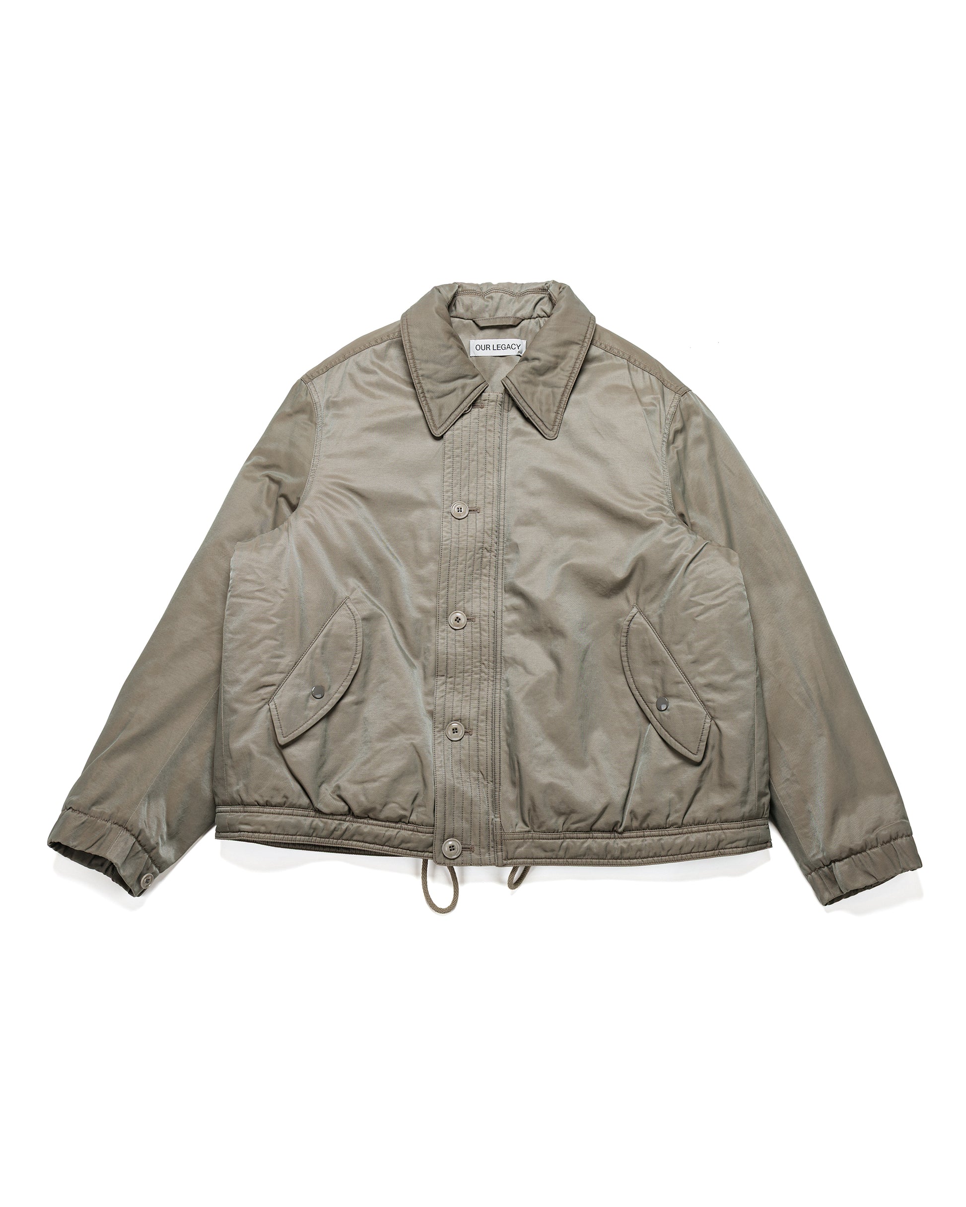 Our Legacy Auto Jacket Taupe Smoke Twinshade Twill