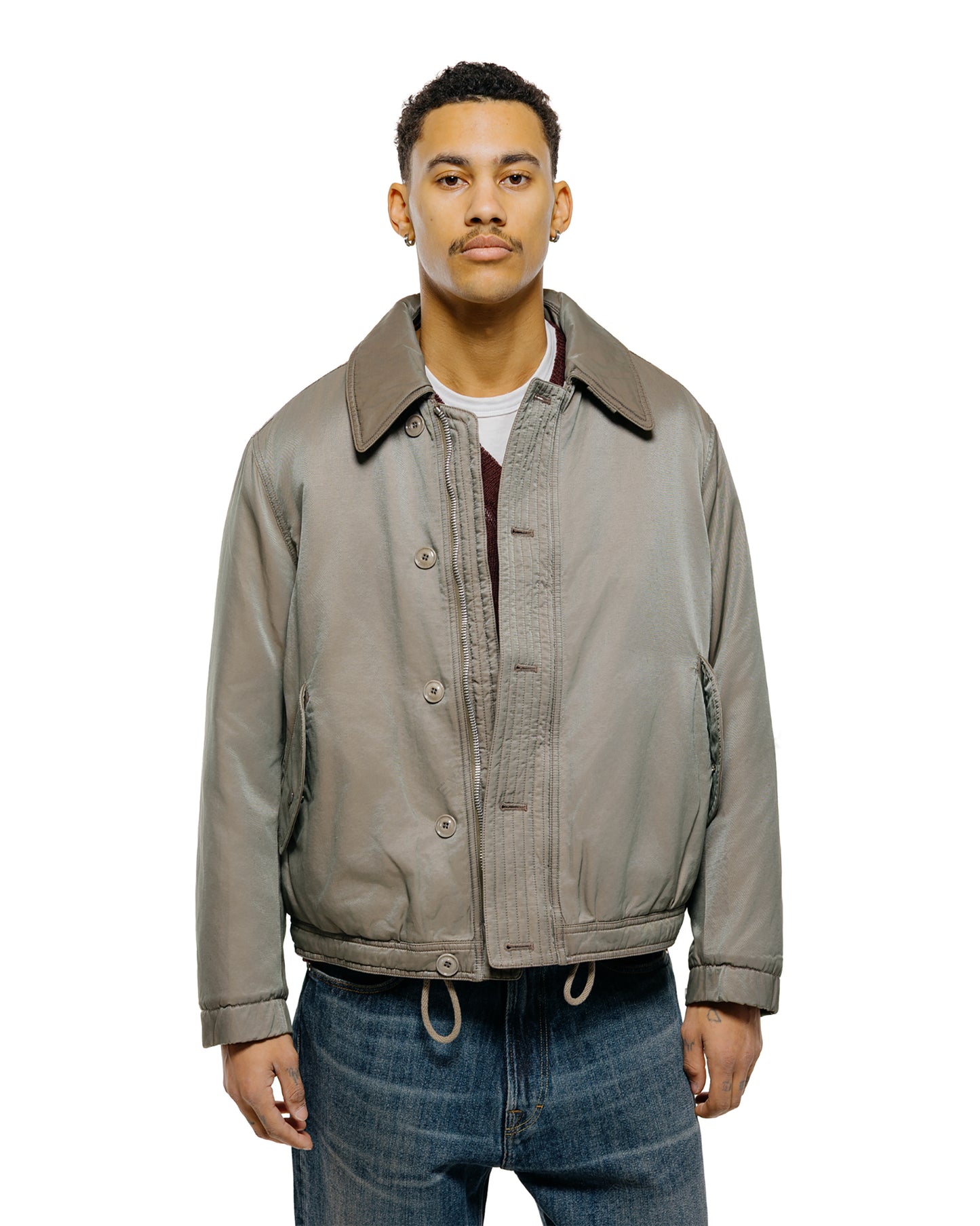 Our Legacy Auto Jacket Taupe Smoke Twinshade Twill
