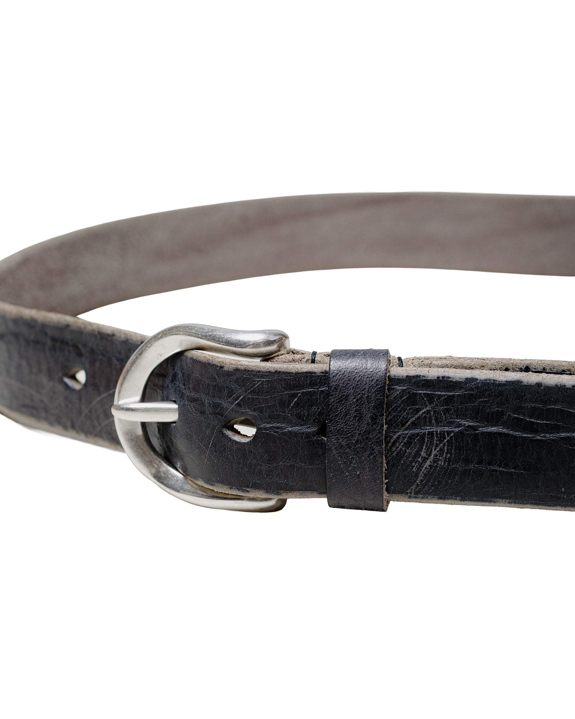Our Legacy Belt 3.5CM Soft Coal Torn Bovine