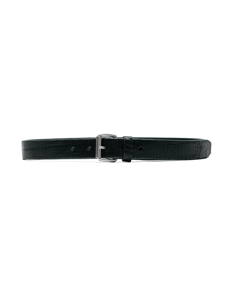 Our Legacy Belt 2CM Black Leather