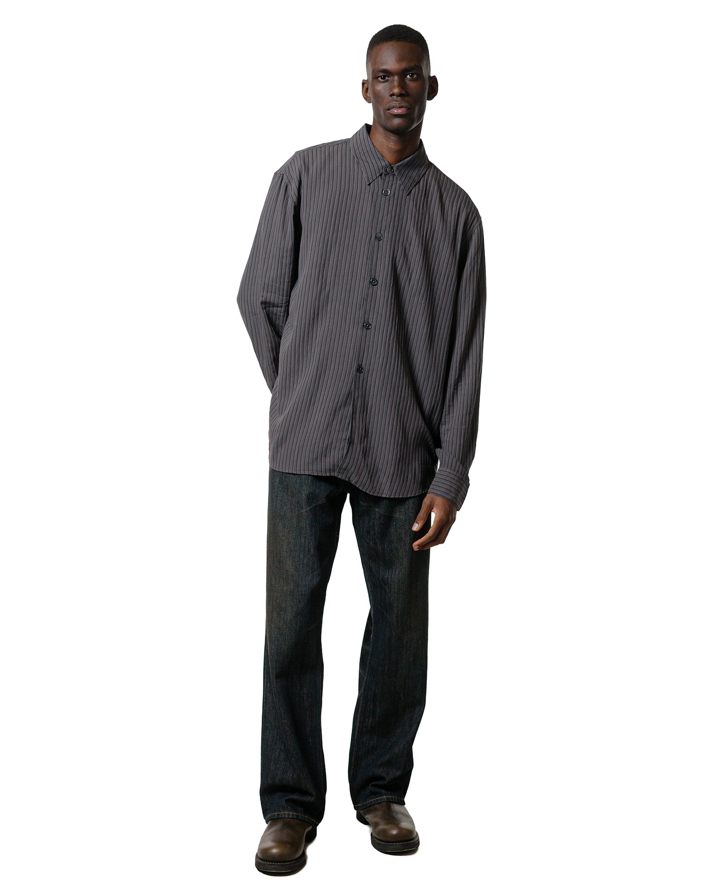 Our Legacy Beyond Shirt Iron Stripe Ceremony Viscose