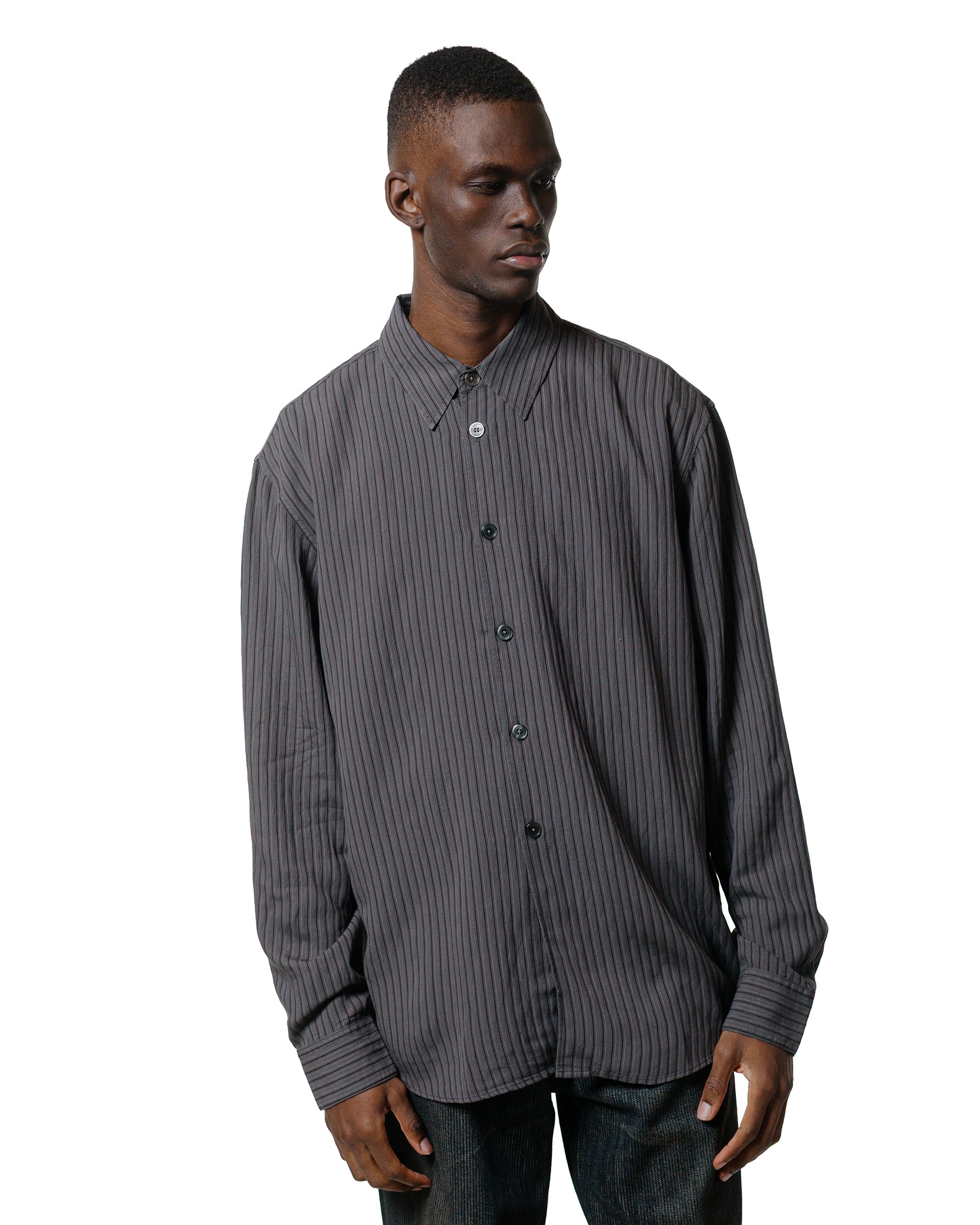 Our Legacy Beyond Shirt Iron Stripe Ceremony Viscose