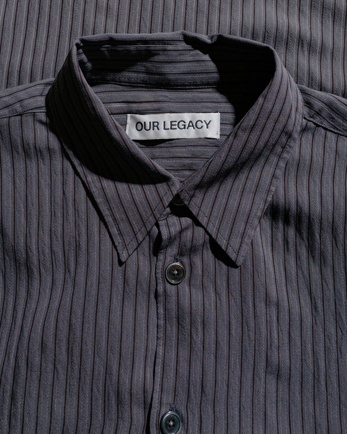 Our Legacy Beyond Shirt Iron Stripe Ceremony Viscose