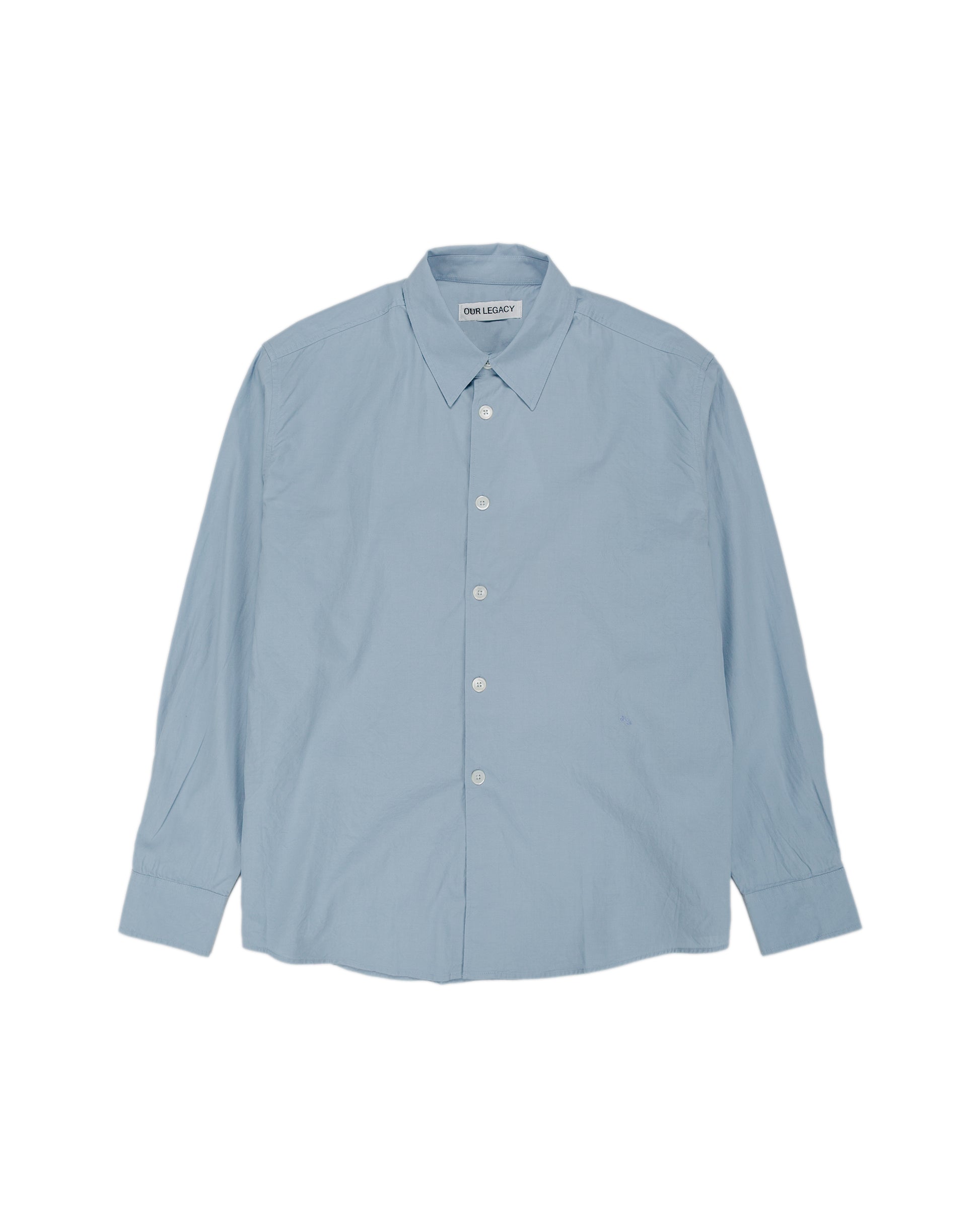 Our Legacy Beyond Shirt Powder Blue Liquid Poplin