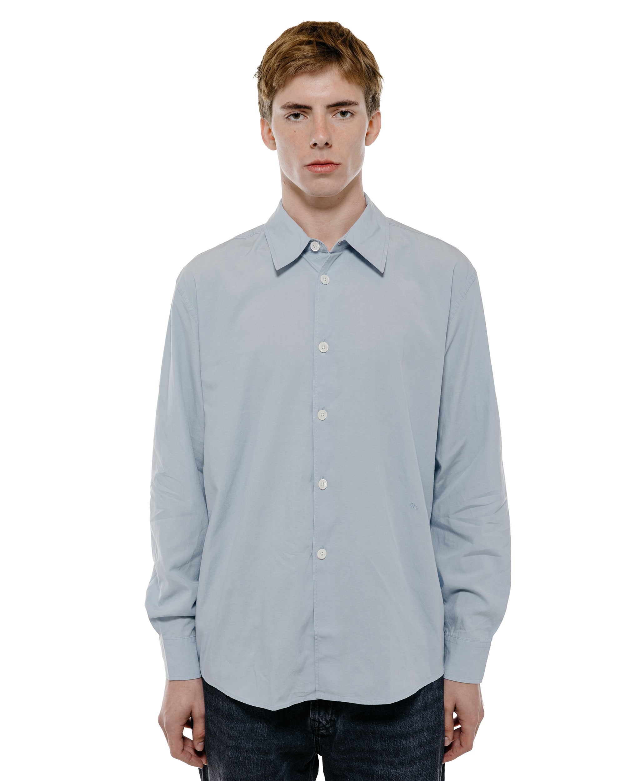 Our Legacy Beyond Shirt Powder Blue Liquid Poplin
