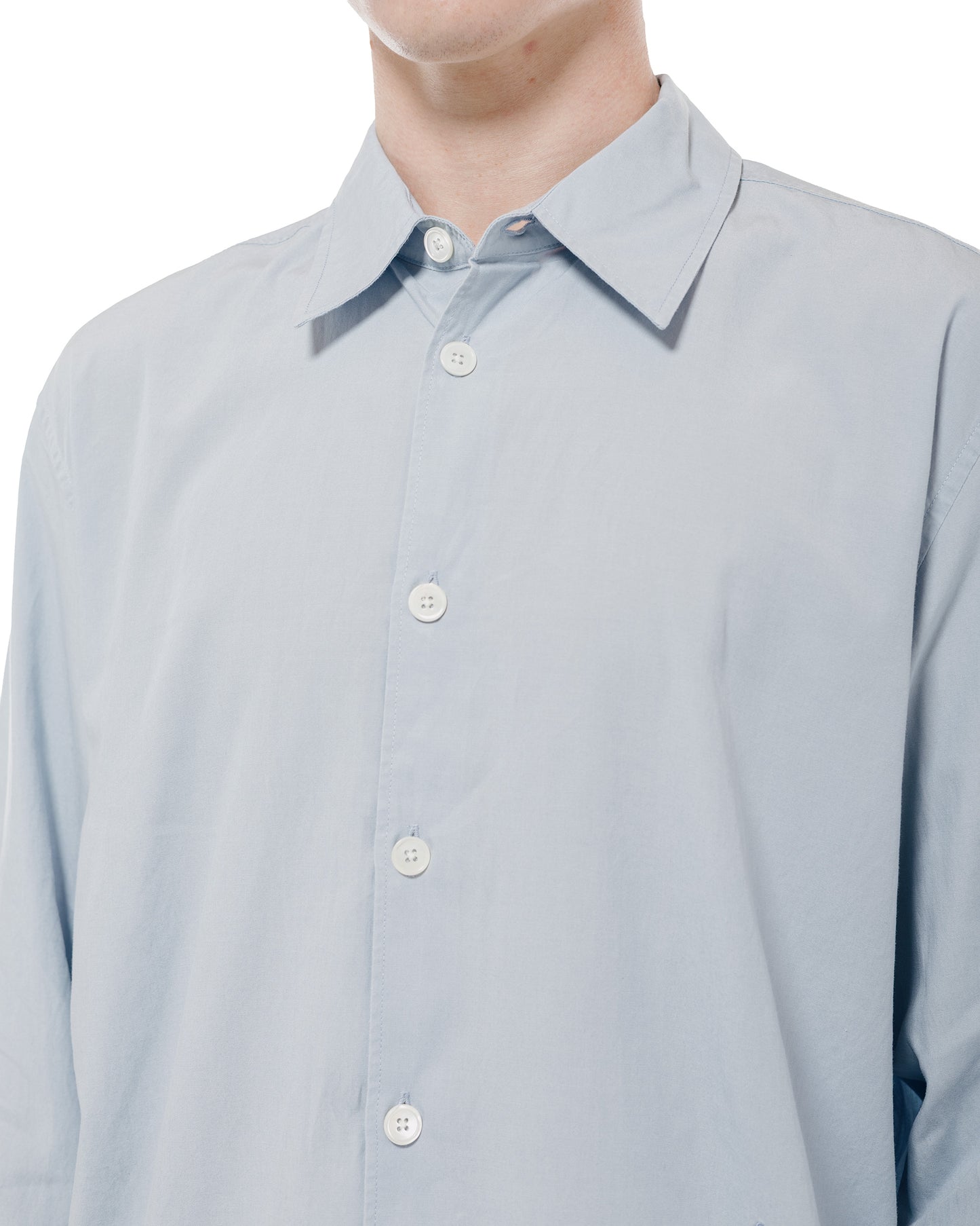 Our Legacy Beyond Shirt Powder Blue Liquid Poplin