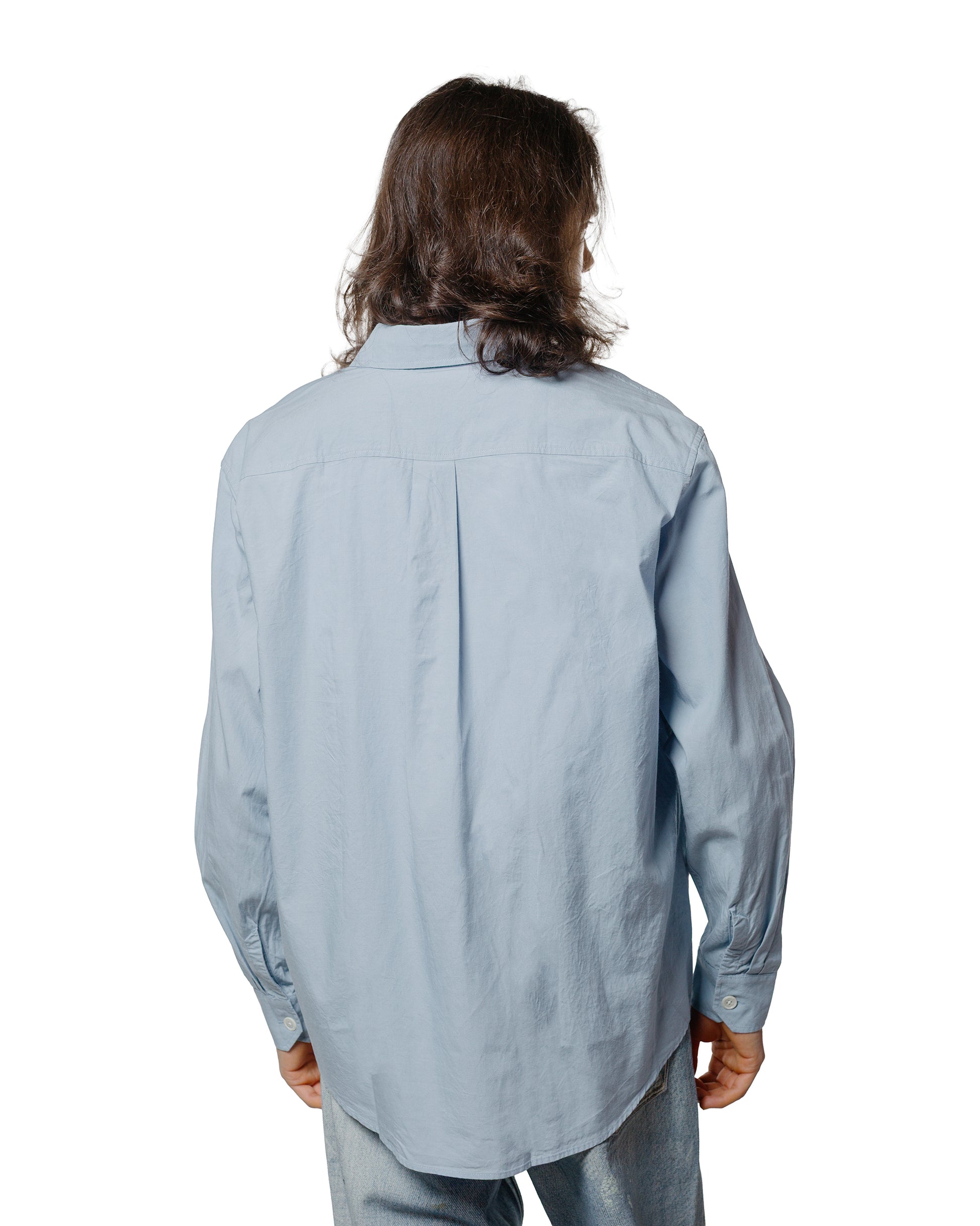 Our Legacy Beyond Shirt Powder Blue Liquid Poplin