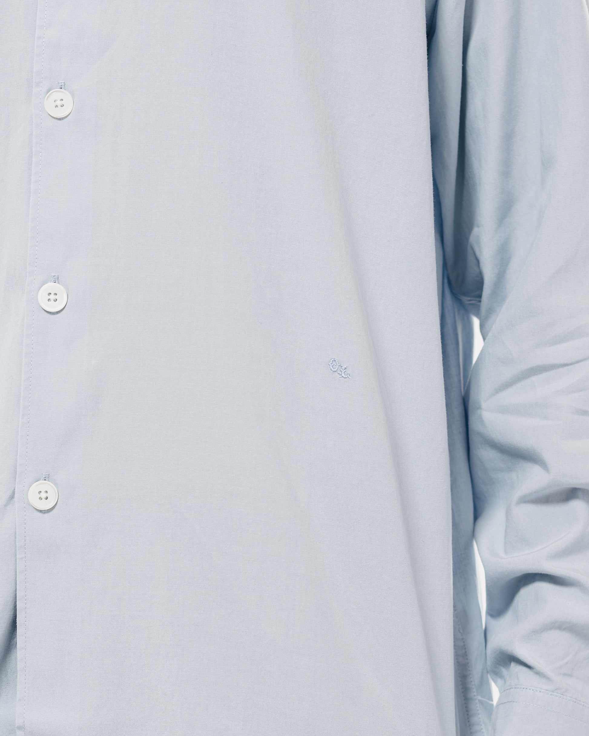 Our Legacy Beyond Shirt Powder Blue Liquid Poplin