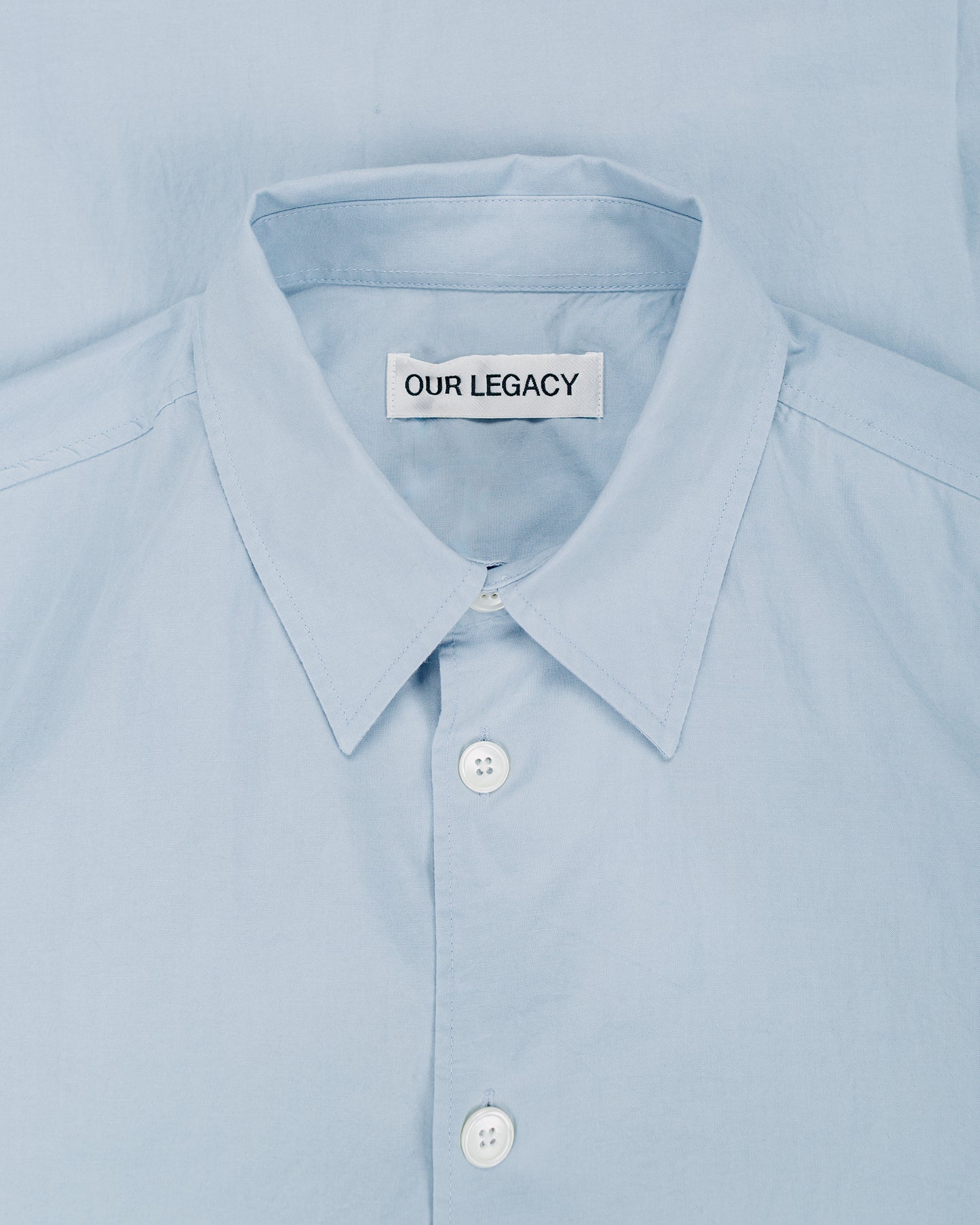 Our Legacy Beyond Shirt Powder Blue Liquid Poplin
