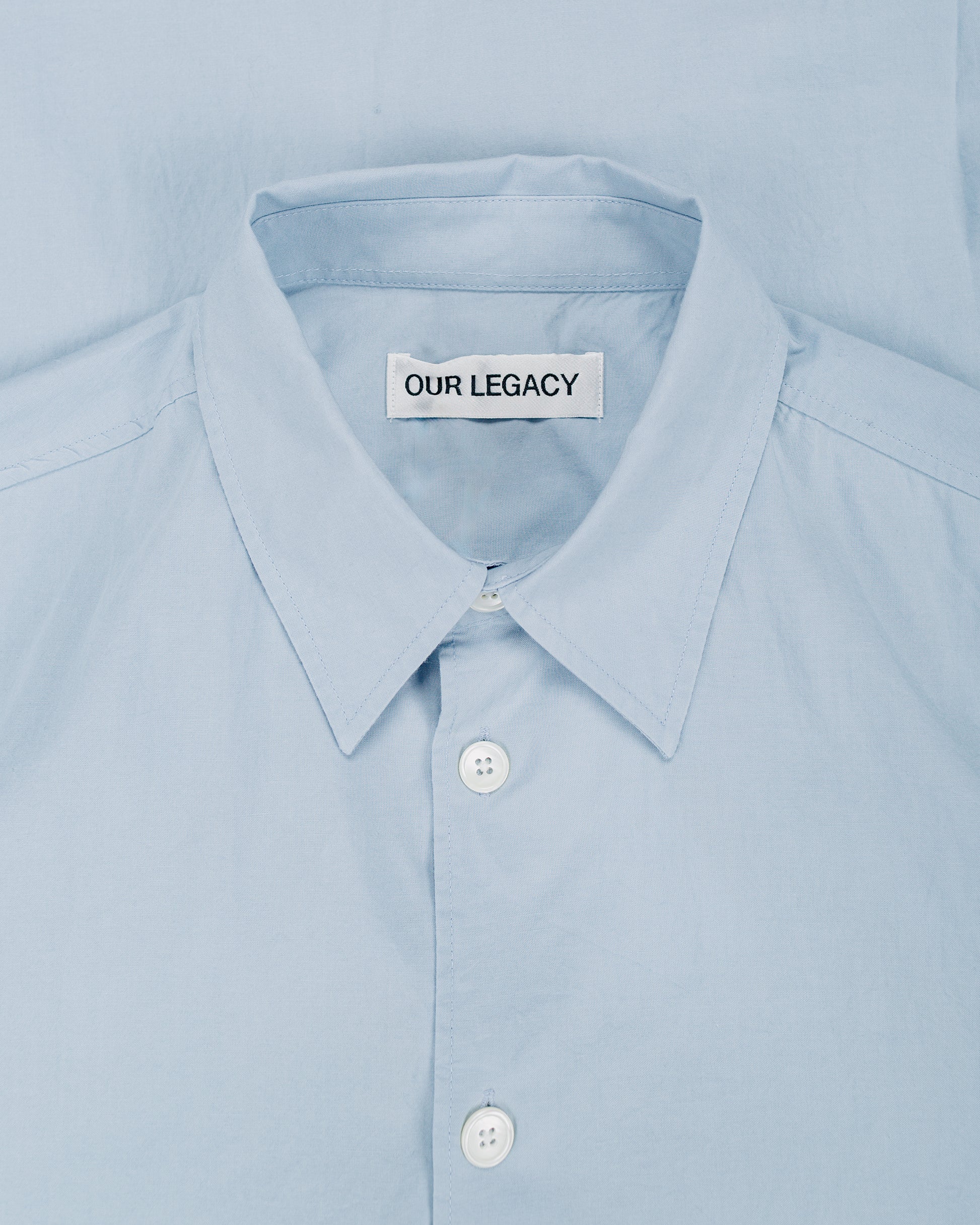 Our Legacy Beyond Shirt Powder Blue Liquid Poplin