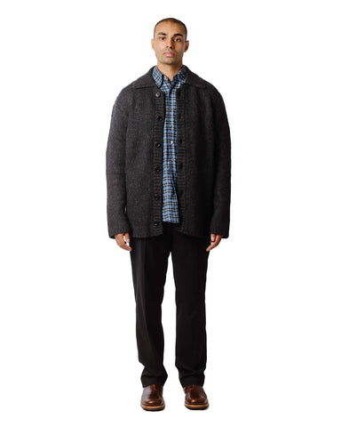 Our Legacy Haven Jacket Black/Moss Fuzz Wool