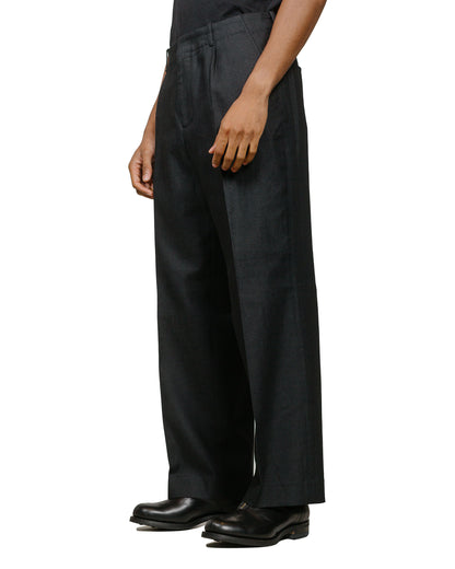 Our Legacy Borrowed Chino Draping Black Canvas model front