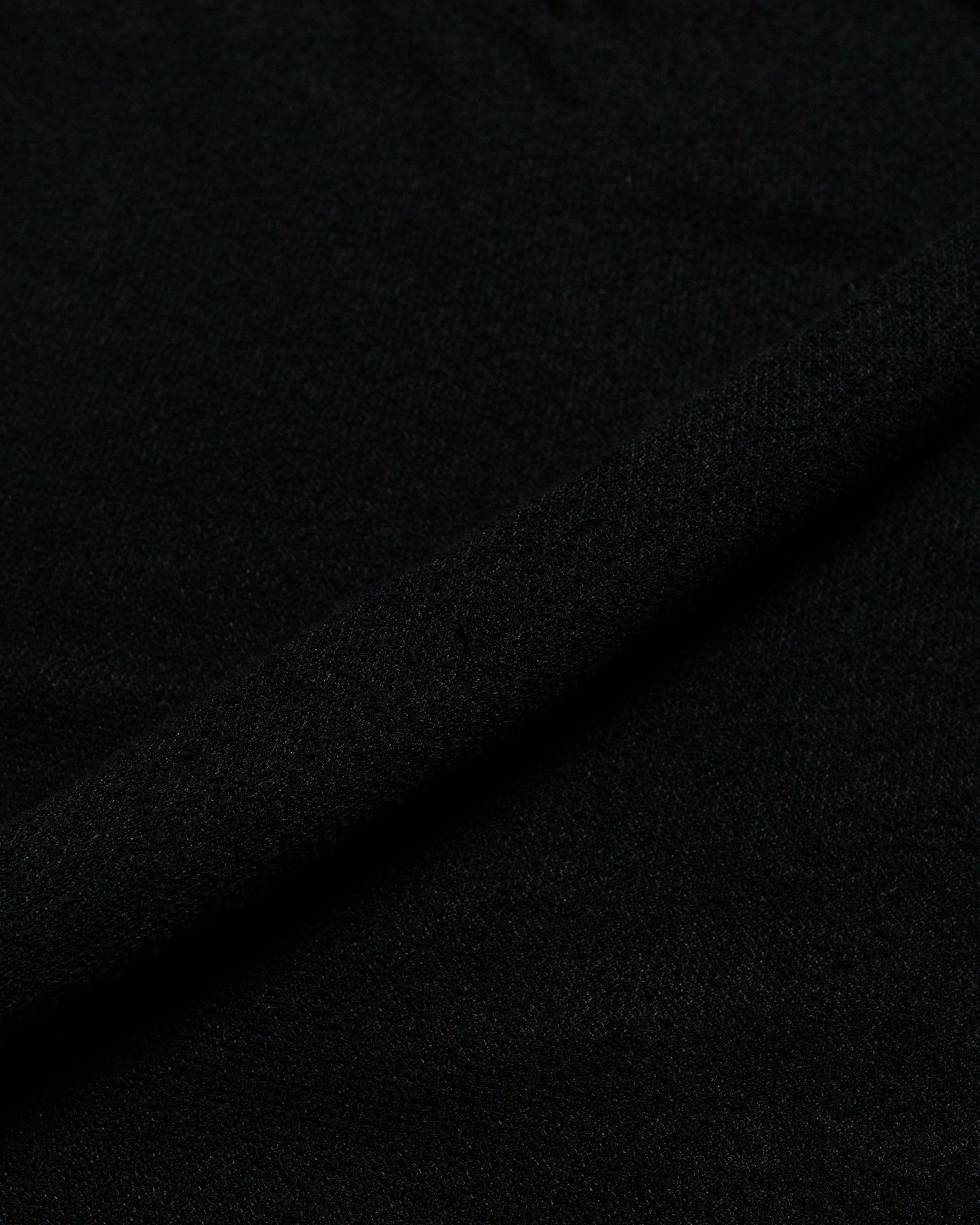 Our Legacy Box Shirt Shortsleeve Black Boucle fabric