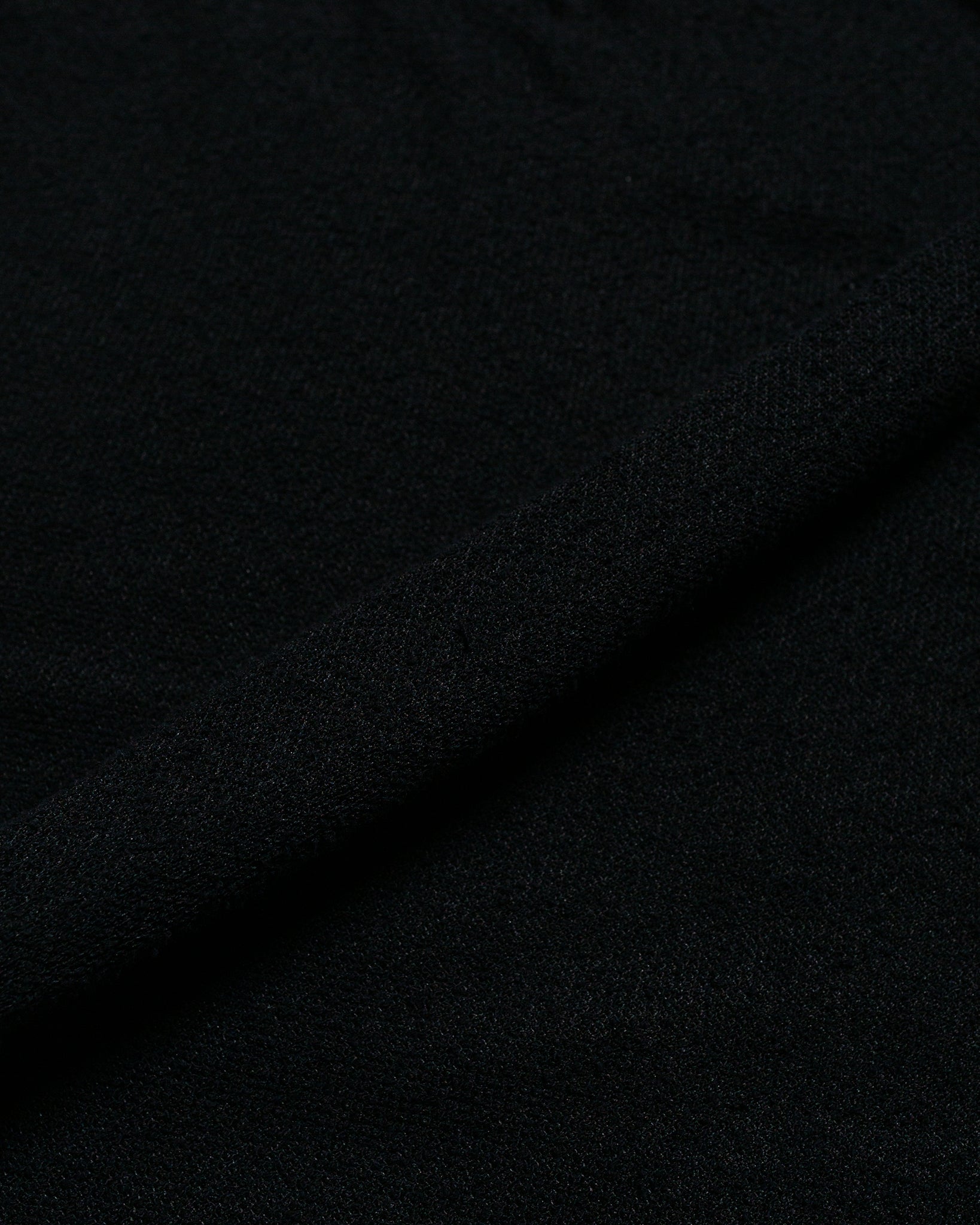 Our Legacy Box Shirt Shortsleeve Black Boucle fabric