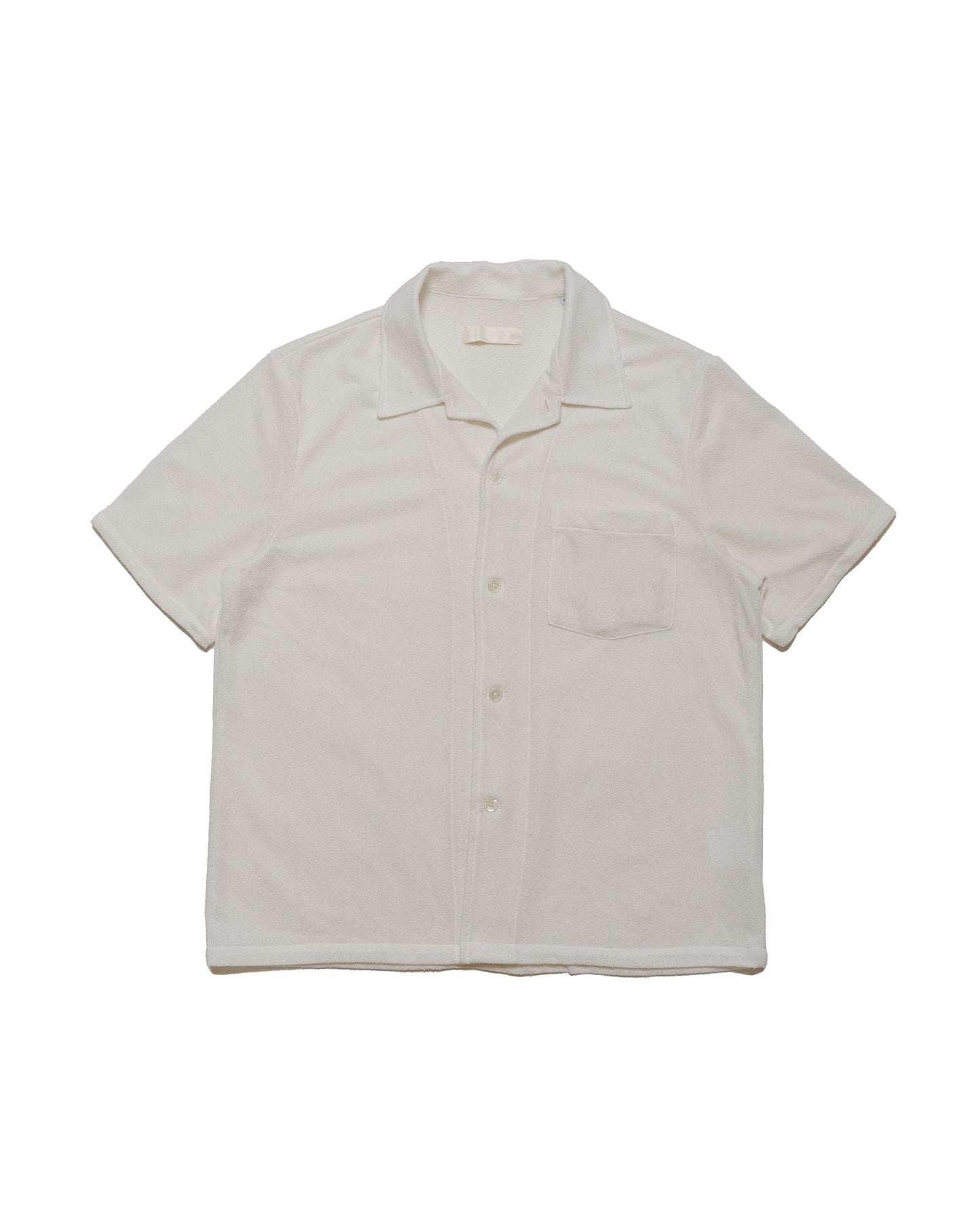 Our Legacy Box Shirt Shortsleeve White Boucle