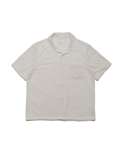 Our Legacy Box Shirt Shortsleeve White Boucle