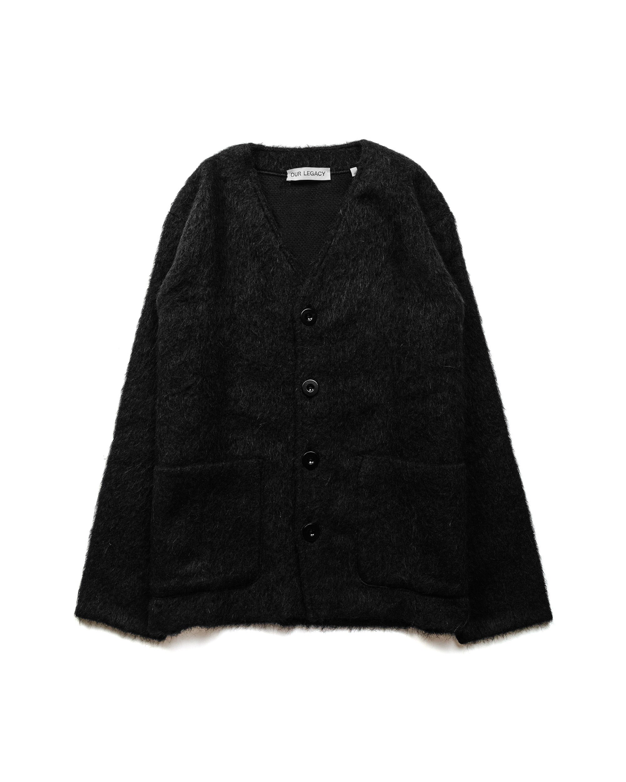 OUR LEGACY BLACK MOHAIR CARDIGAN46