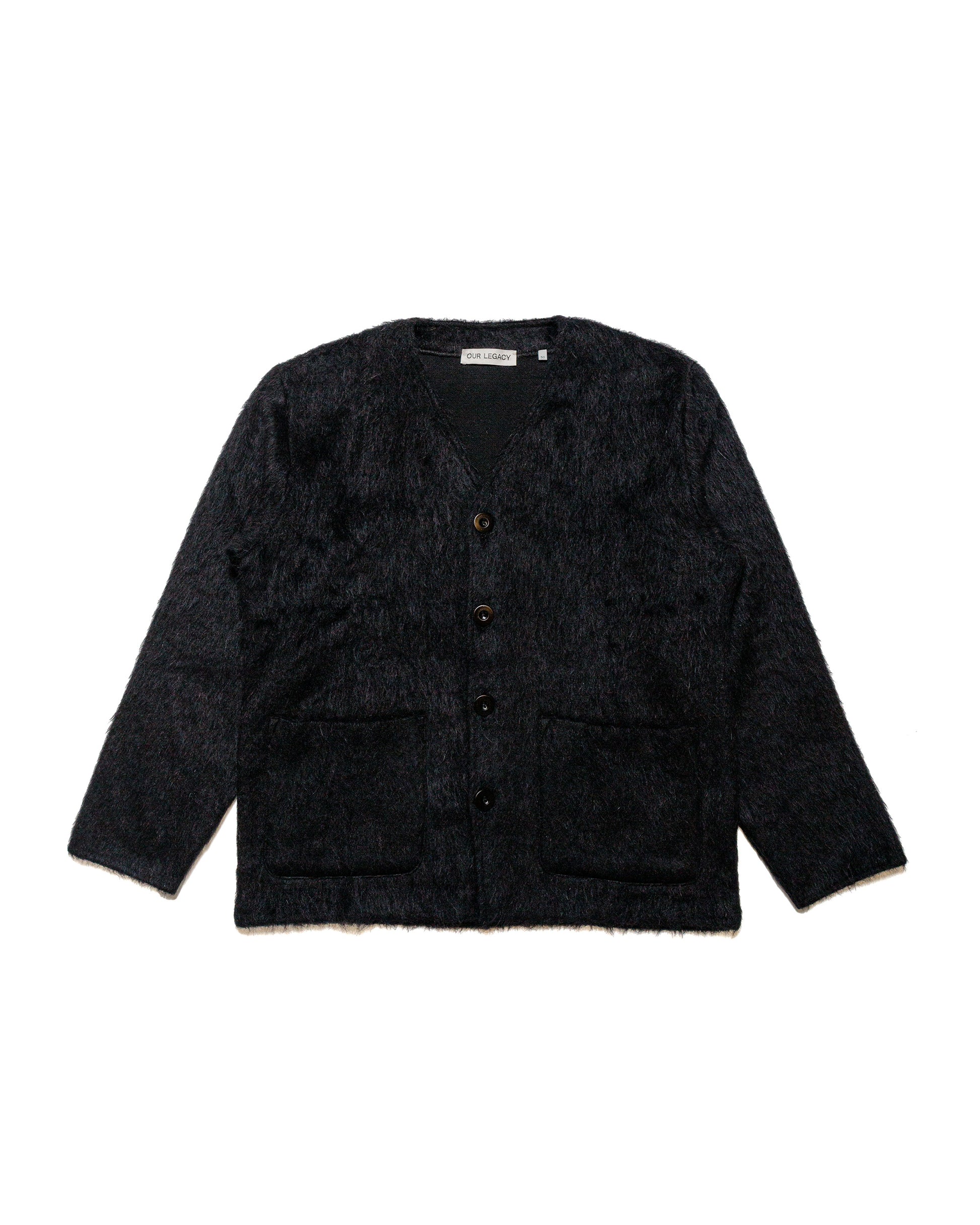 Our Legacy Cardigan Black Mohair