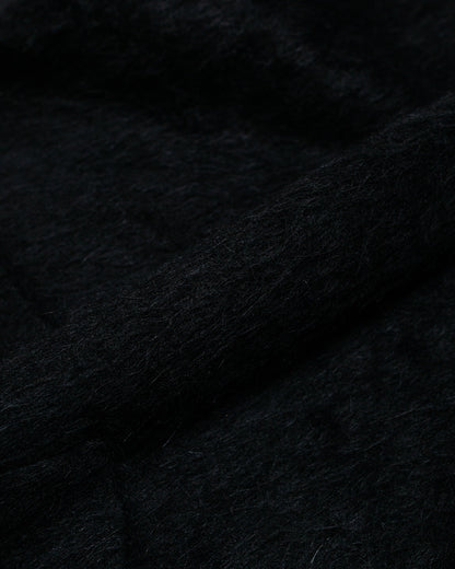 Our Legacy Cardigan Black Mohair model fabric