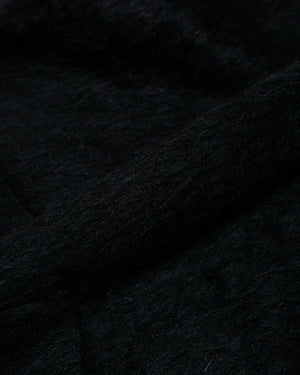 Our Legacy Cardigan Black Mohair model fabric